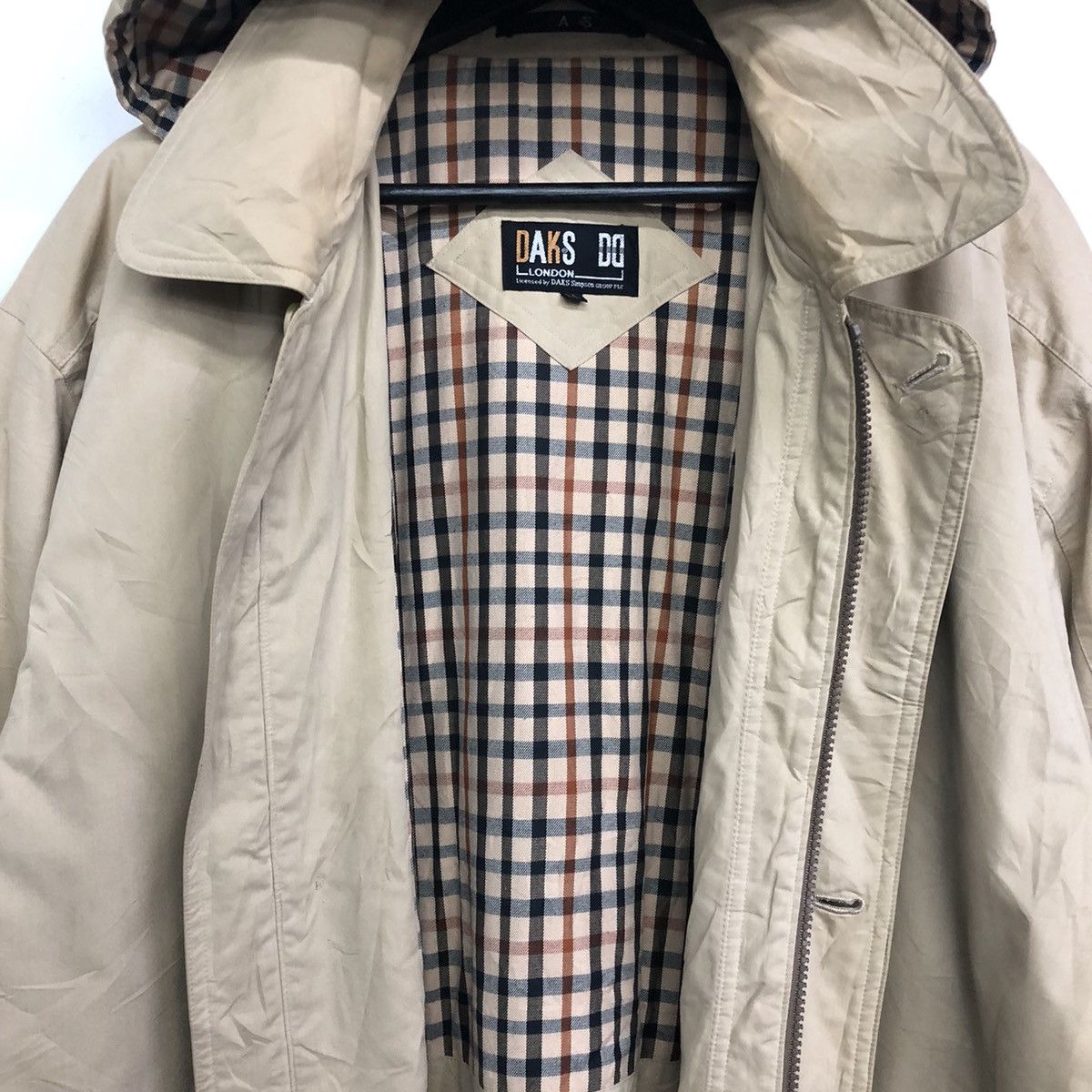 DAKS Vintage Daks London Hooded Parka Jacket Size US XL / EU 56 / 4 - 4 Thumbnail