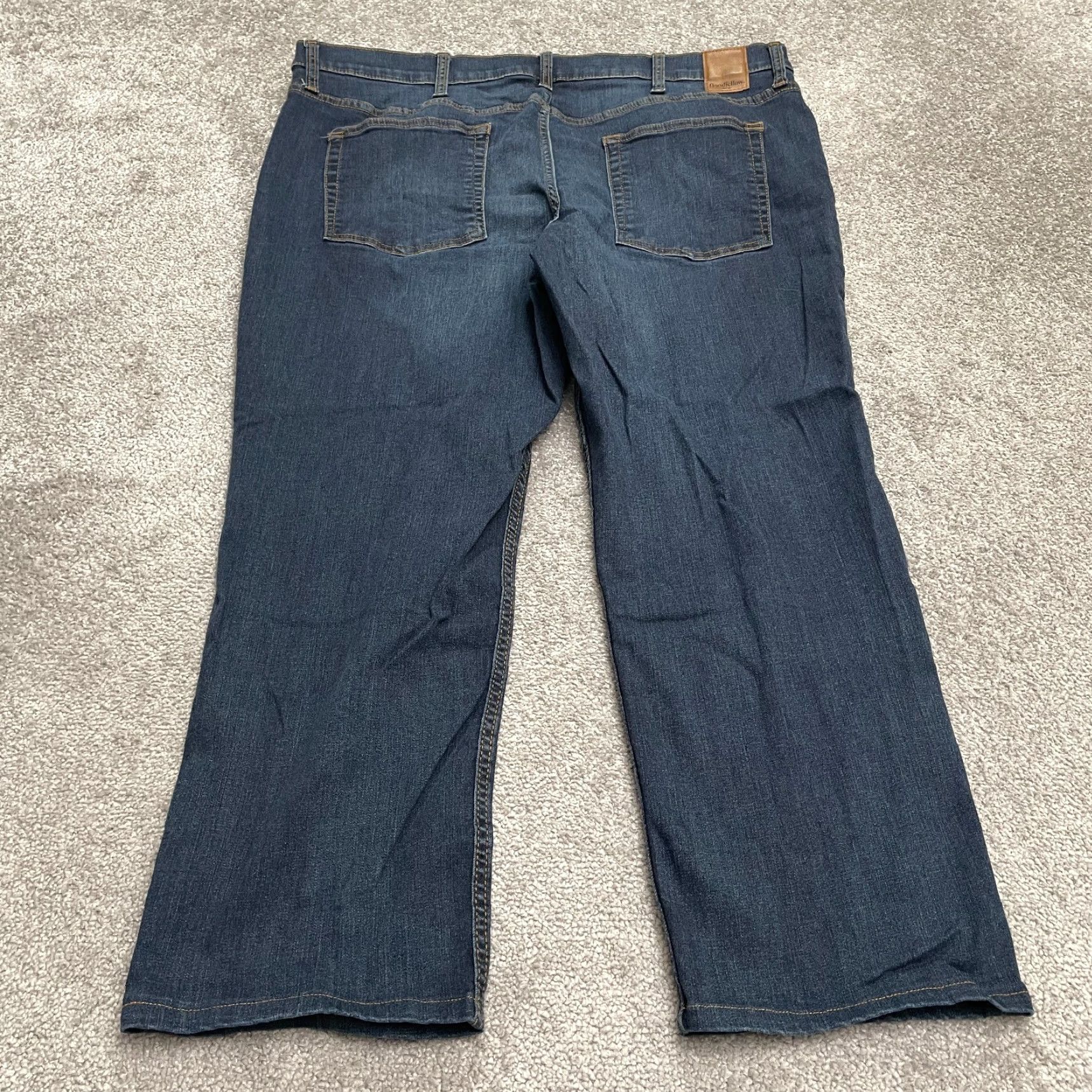 Vintage Goodfellow Jeans Slim Fit Denim Mens 40x30 Blue Dark Wash Straight Size US 40 / EU 56 - 2 Thumbnail