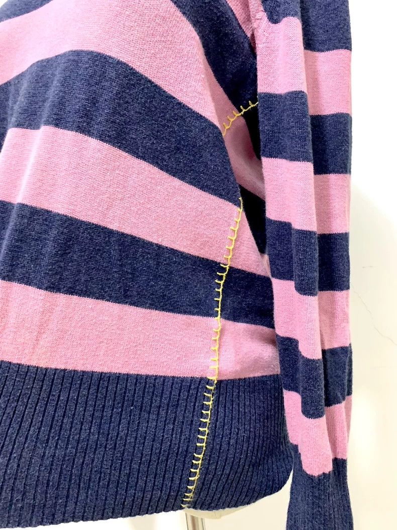 Vivienne Westwood Vivienne Westwood size3 Pink striped knit sweater Size M / US 6-8 / IT 42-44 - 5 Thumbnail