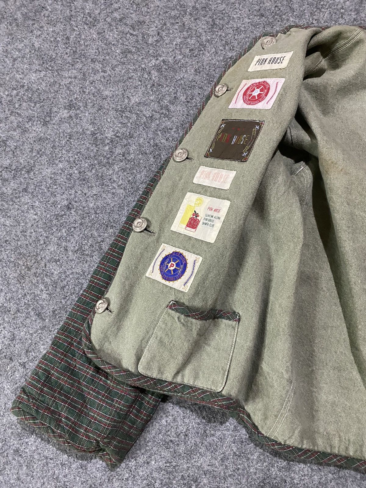 Japanese Brand × Pink House Vintage Pink House Patch Reversible Jacket Size US S / EU 44-46 / 1 - 16 Thumbnail