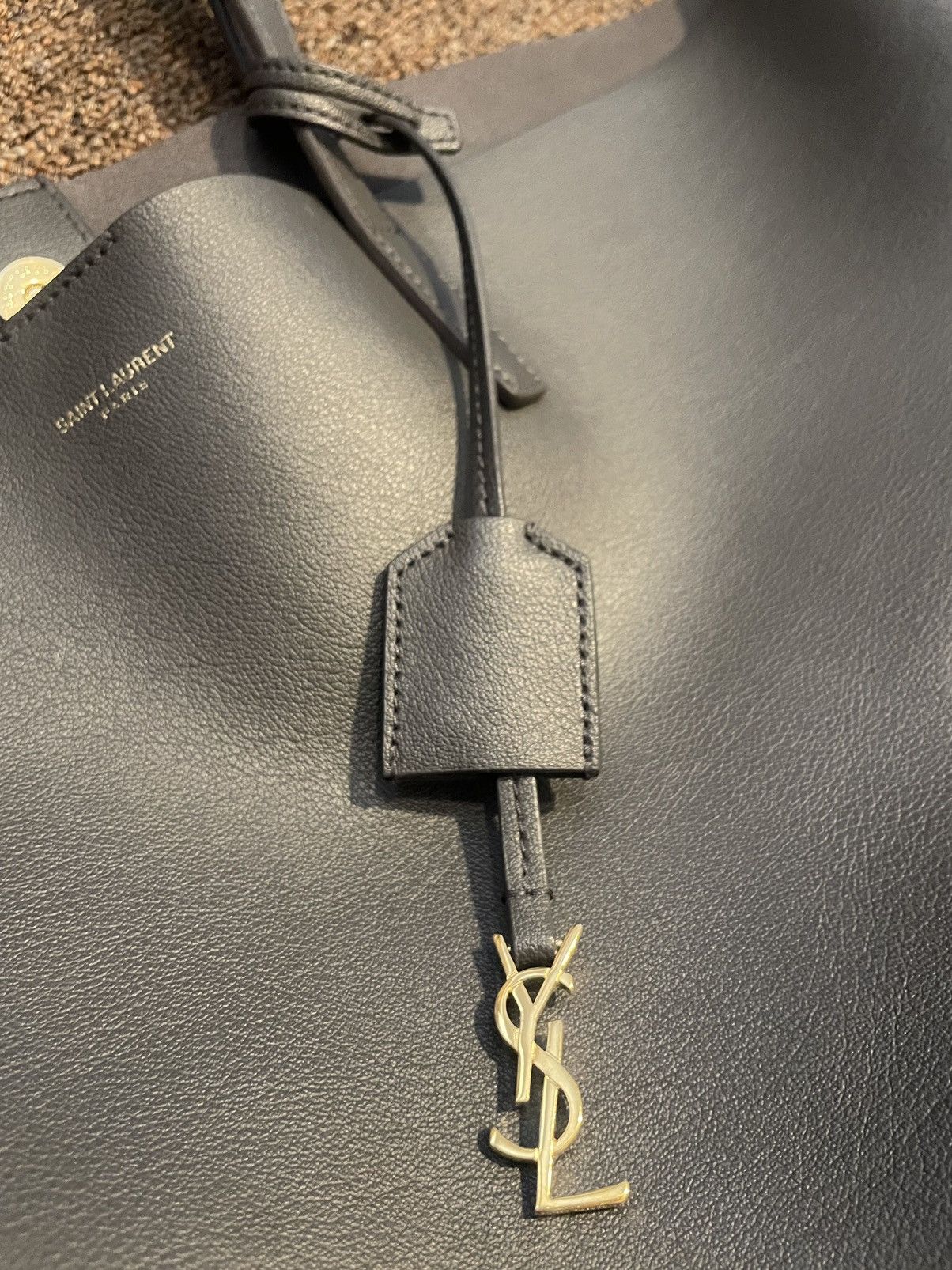 Yves Saint Laurent YSL Leather Tote Bag Size ONE SIZE - 2 Thumbnail