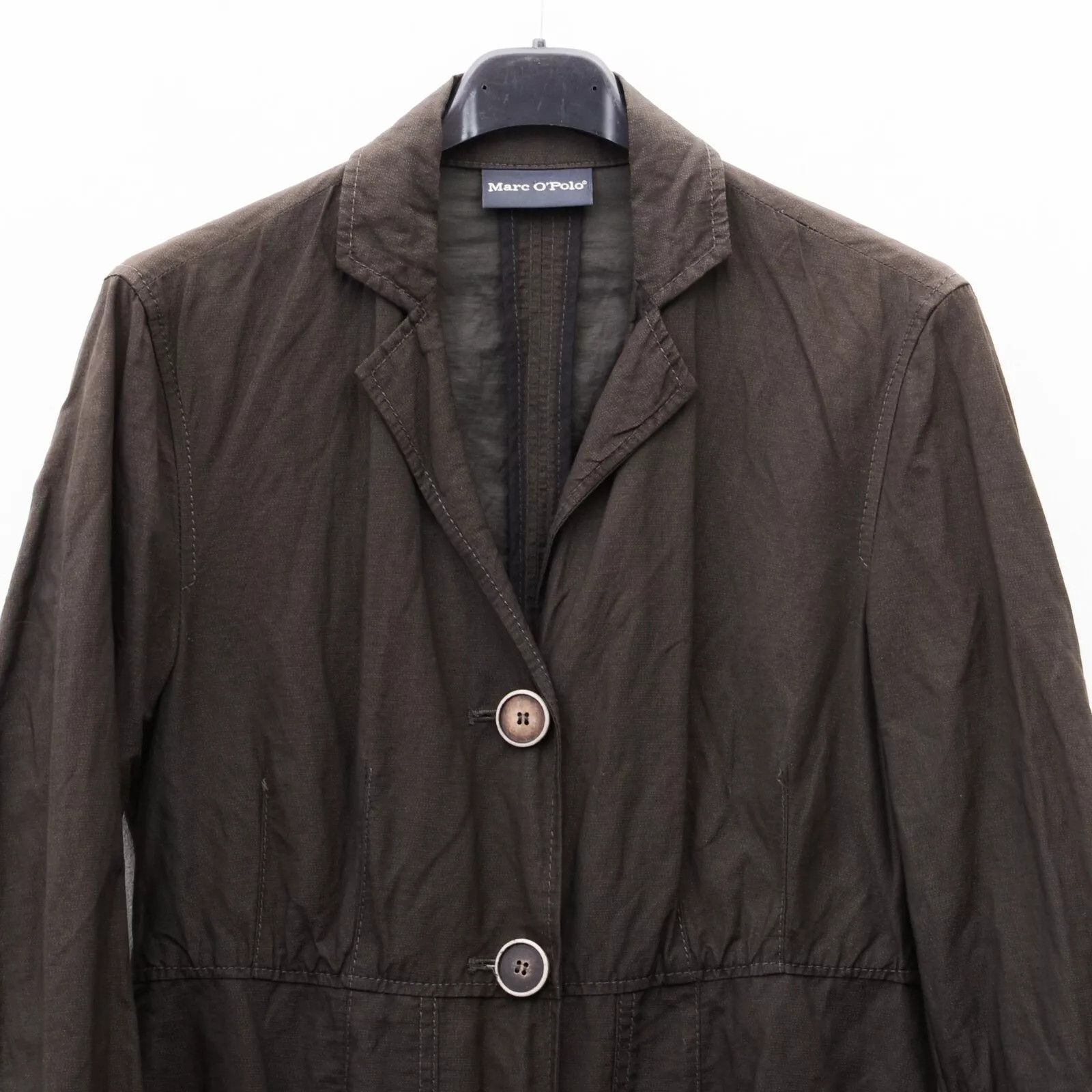 Marc O'Polo Women S Over Coat Trench Jacket EU 34 Khaki Size S / US 4 / IT 40 - 4 Thumbnail