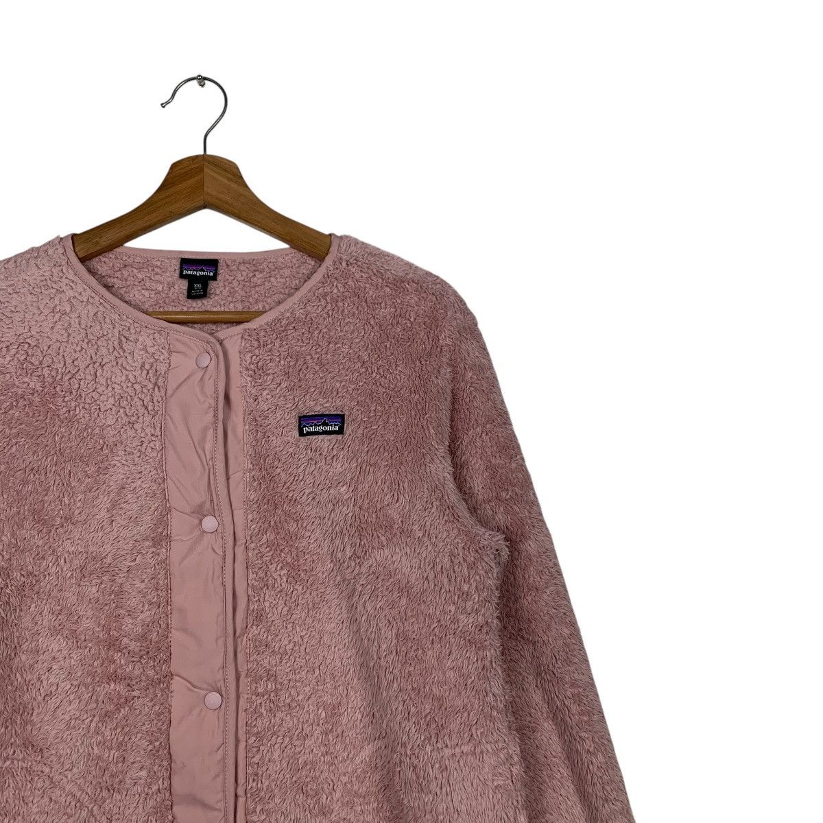 Patagonia PATAGONIA Snap Button Pink Fleece Women’s Jacket #1588-C71 Size XXL / US 16-18 / IT 52-54 - 4 Thumbnail