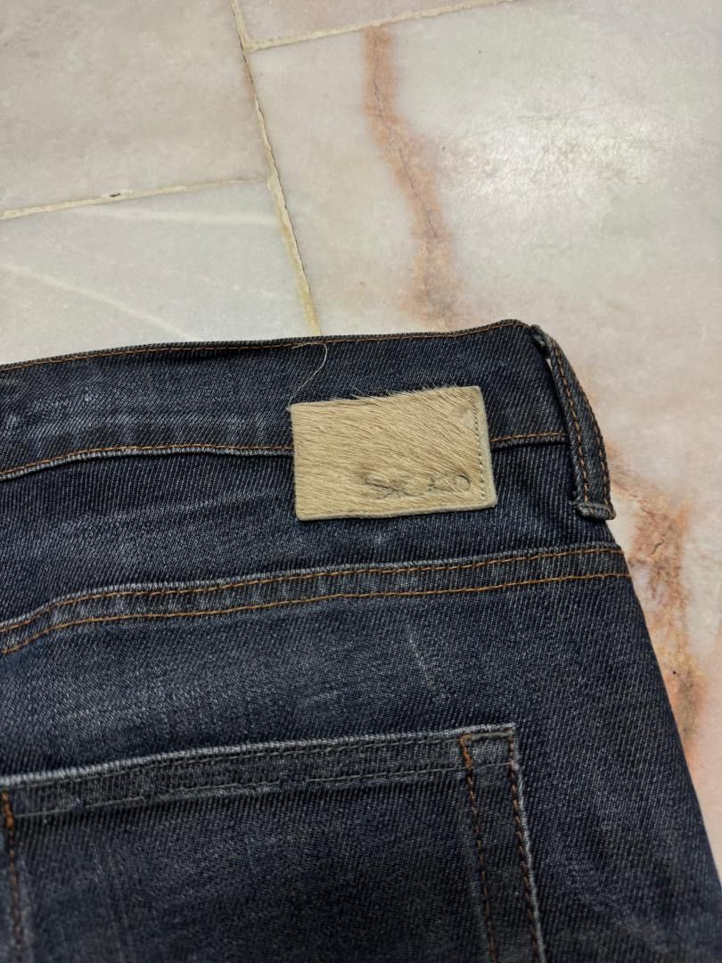 Vintage 💥Sick Jeans💥90s Style Sicko Denim Rusty Mudwash Thrashed Size US 35 - 19 Thumbnail