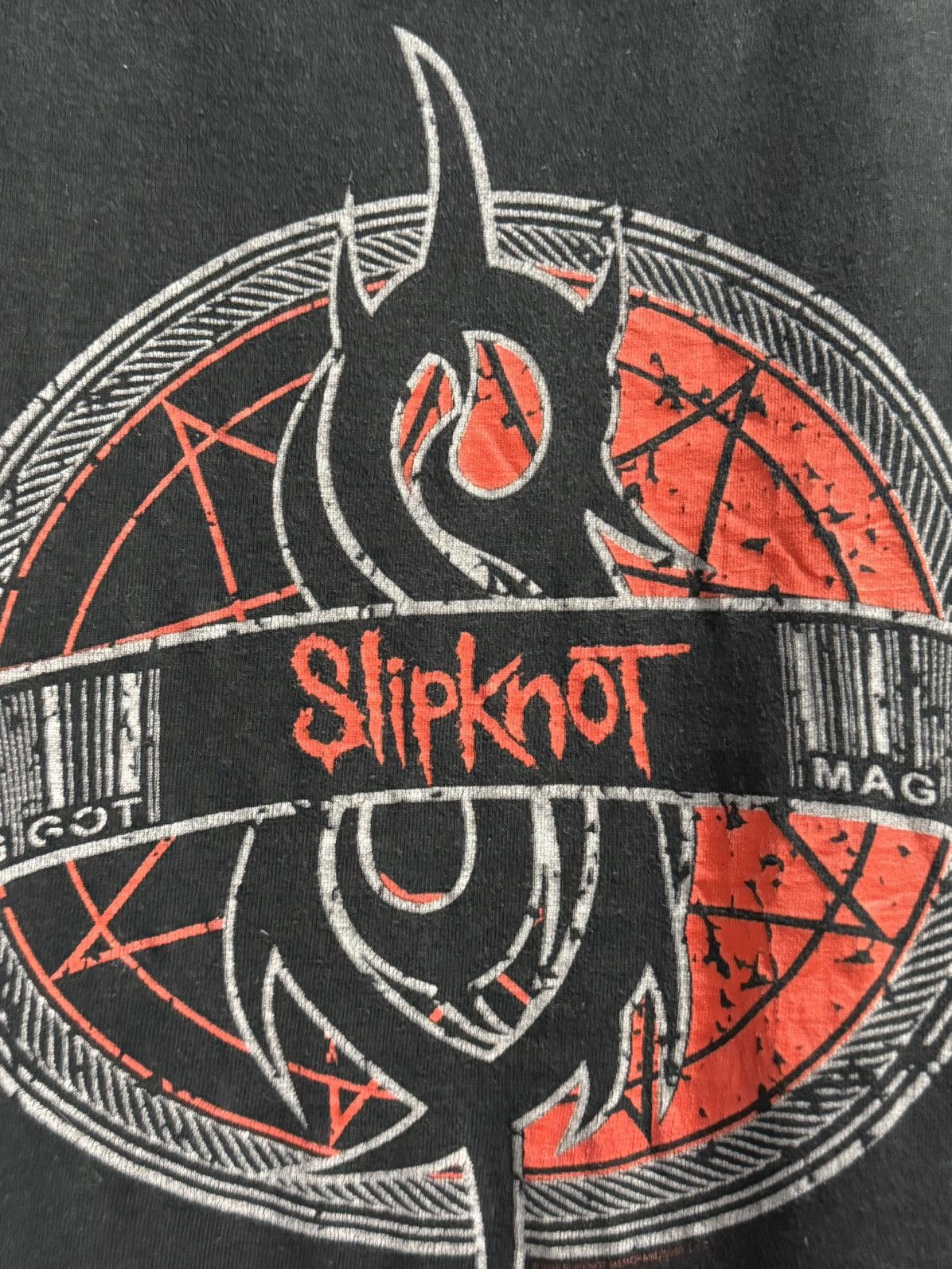 Band Tees × Vintage Vintage Slipknot Maggot Faded Tee Size US L / EU 52-54 / 3 - 4 Thumbnail