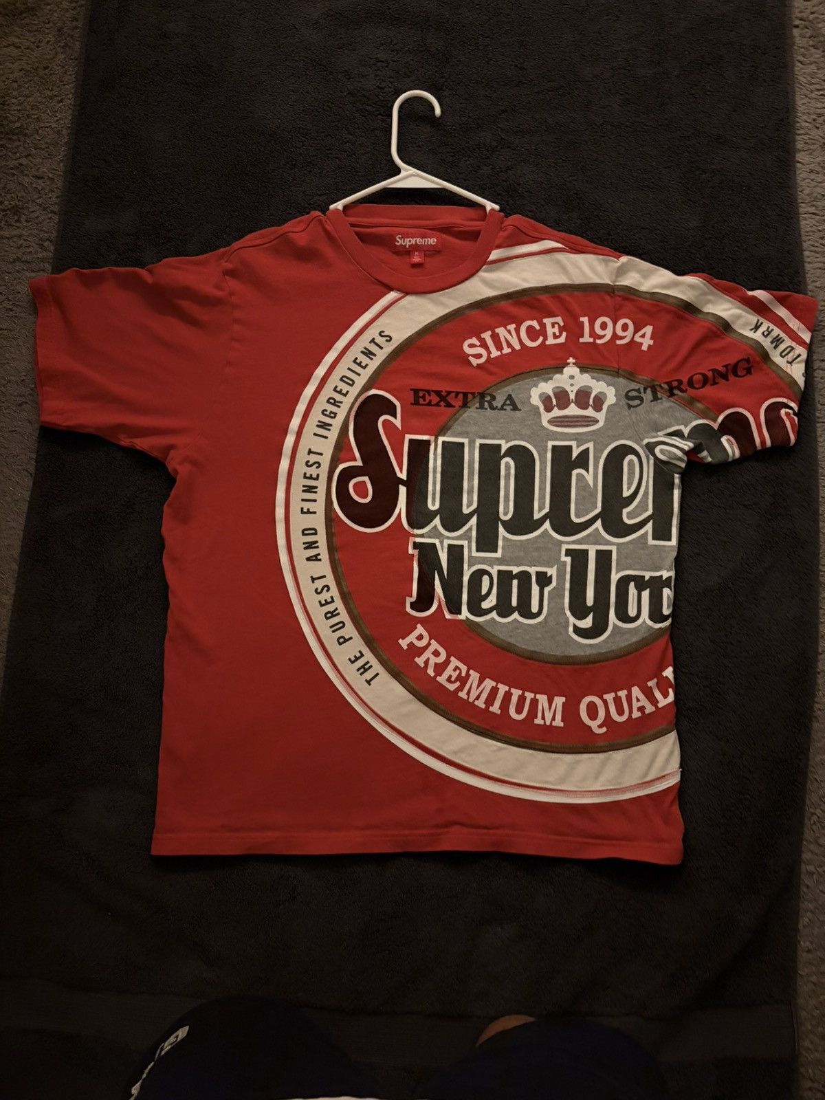 Supreme Supreme Lager S/S Top 🔴⚪️ Size US M / EU 48-50 / 2 - 1 Thumbnail