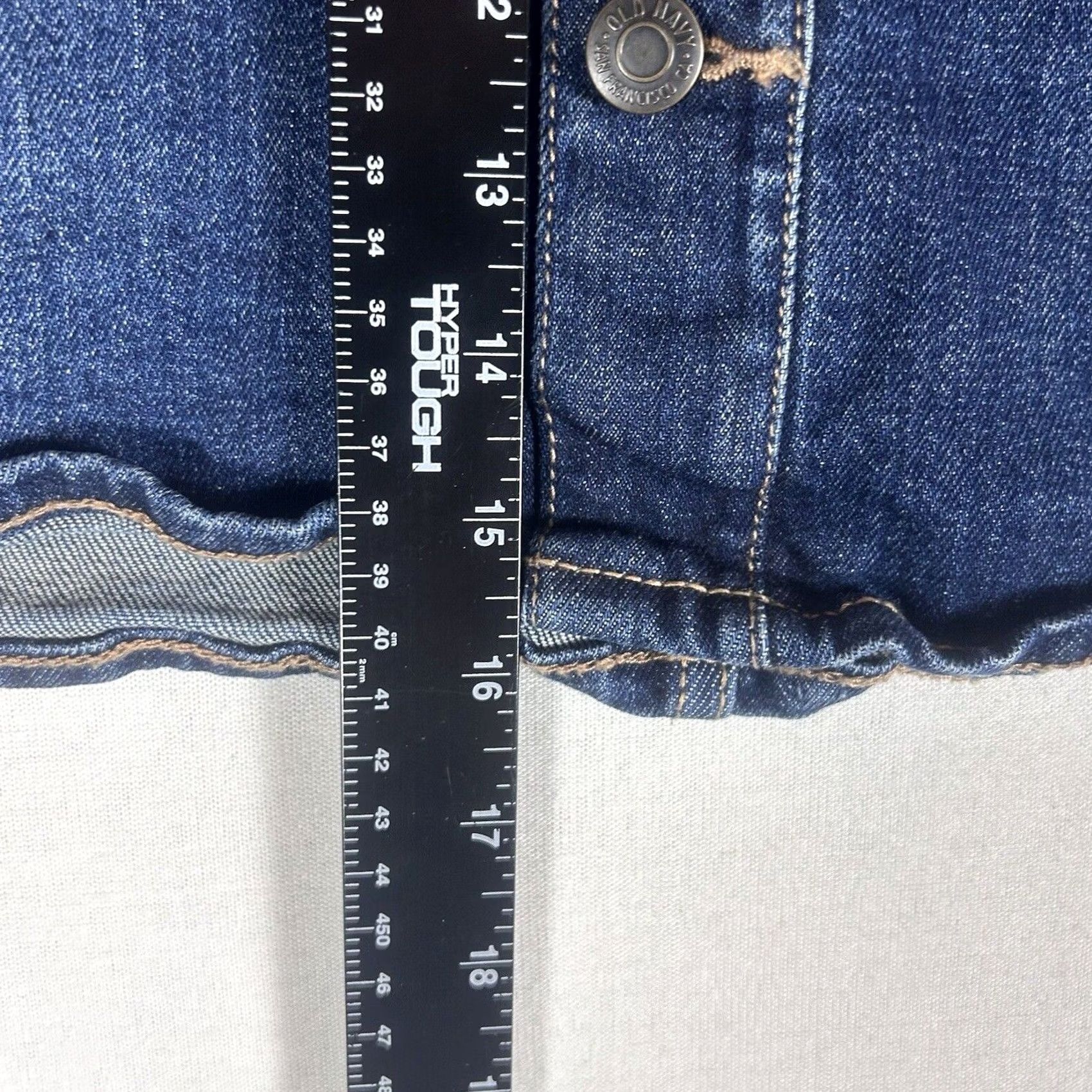 Old Navy Old Navy High Rise Jean Skirt Womens Size 4 A-Line Button Medium Wash Blue Denim Size 27" / US 4 / IT 40 - 6 Thumbnail