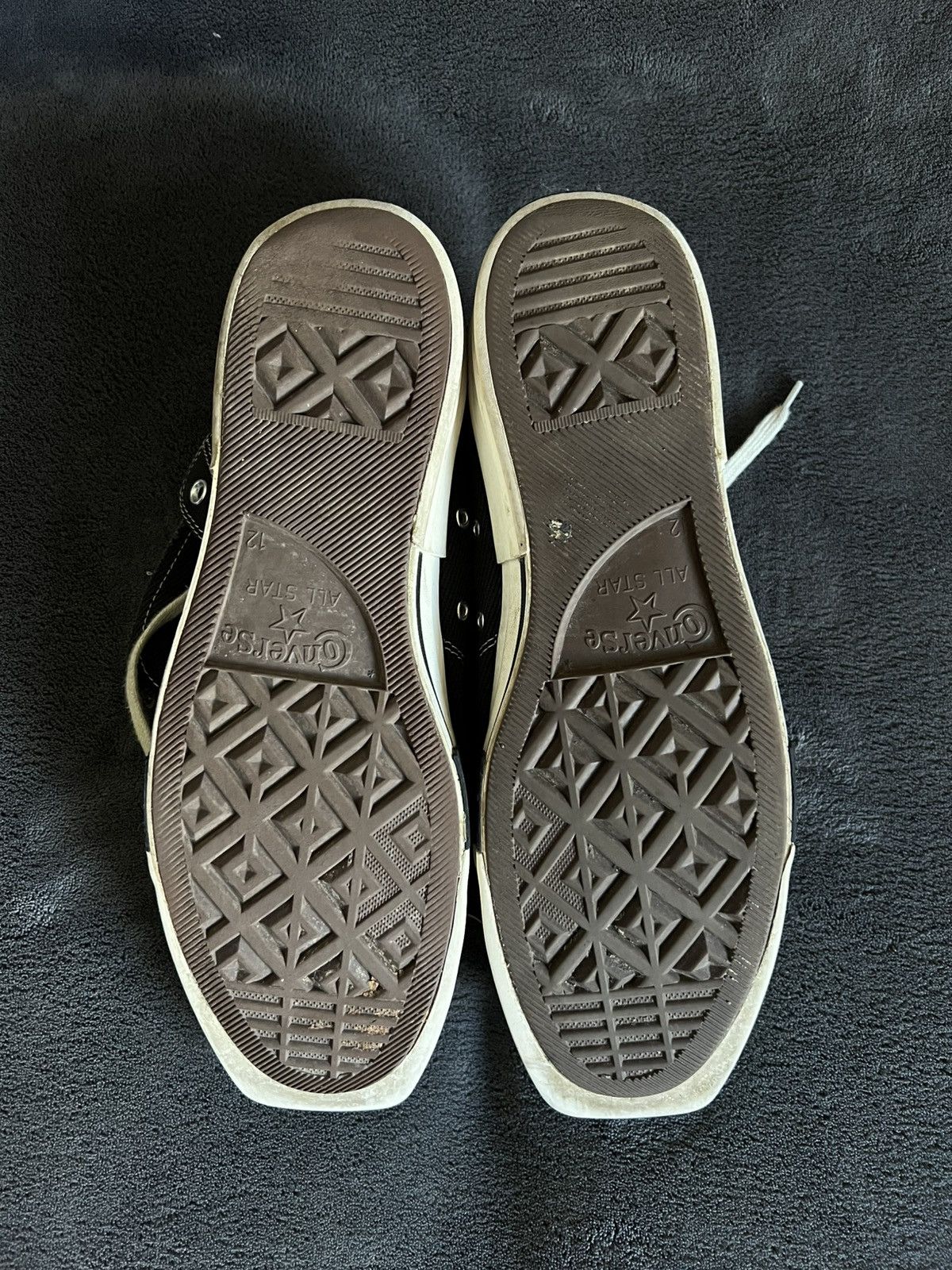Rick Owens Drkshdw Rick Owens DRKSHDW x Converse TURBODRK Chuck 70 Hi Size US 13 / EU 46 - 6 Thumbnail