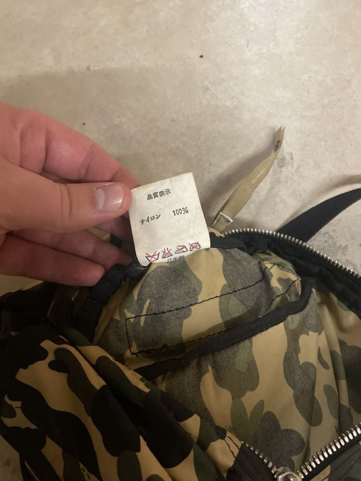 Bape NIGO ERA 90s RARE BAPE NOWHERE CO CONVERTIBLE BAG Size ONE SIZE - 7 Thumbnail