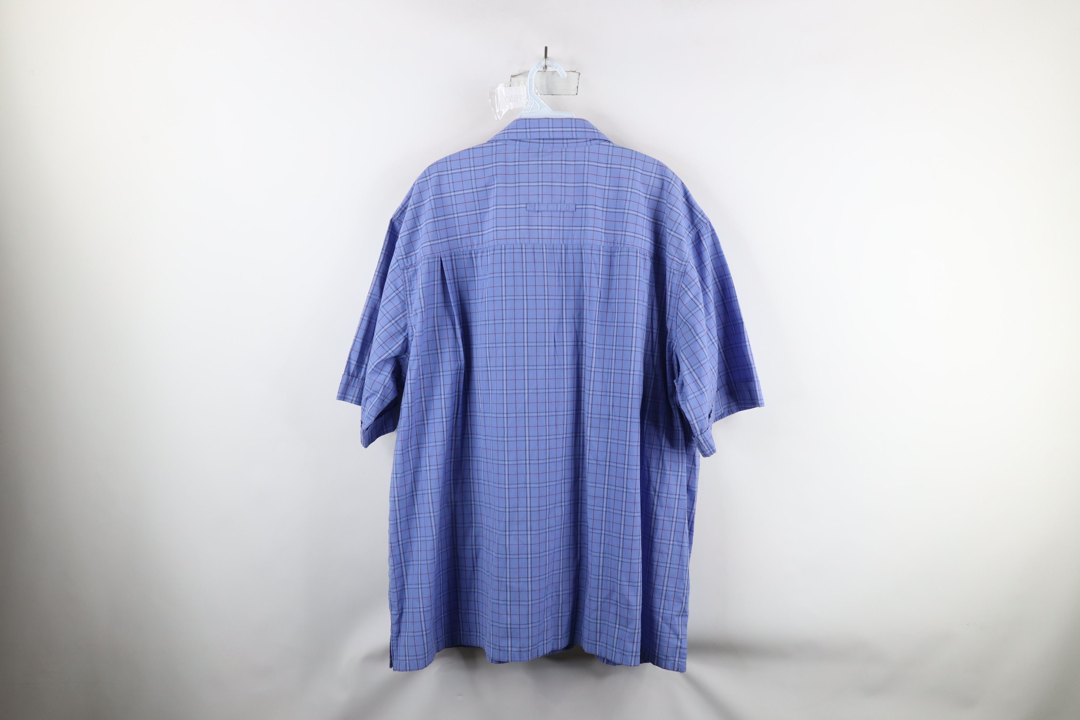 Vintage Vintage 90s Streetwear Bush Short Sleeve Button Shirt Plaid Size US XXL / EU 58 / 5 - 9 Thumbnail