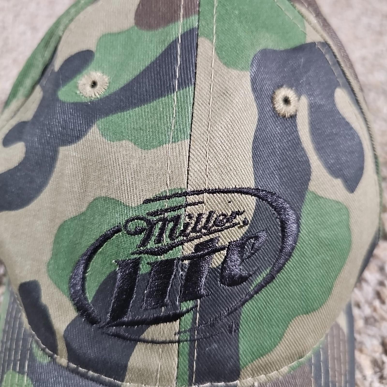 Peter Millar Vintage Miller Lite Camo Camouflage Hat Baseball Strapback Size ONE SIZE - 3 Thumbnail