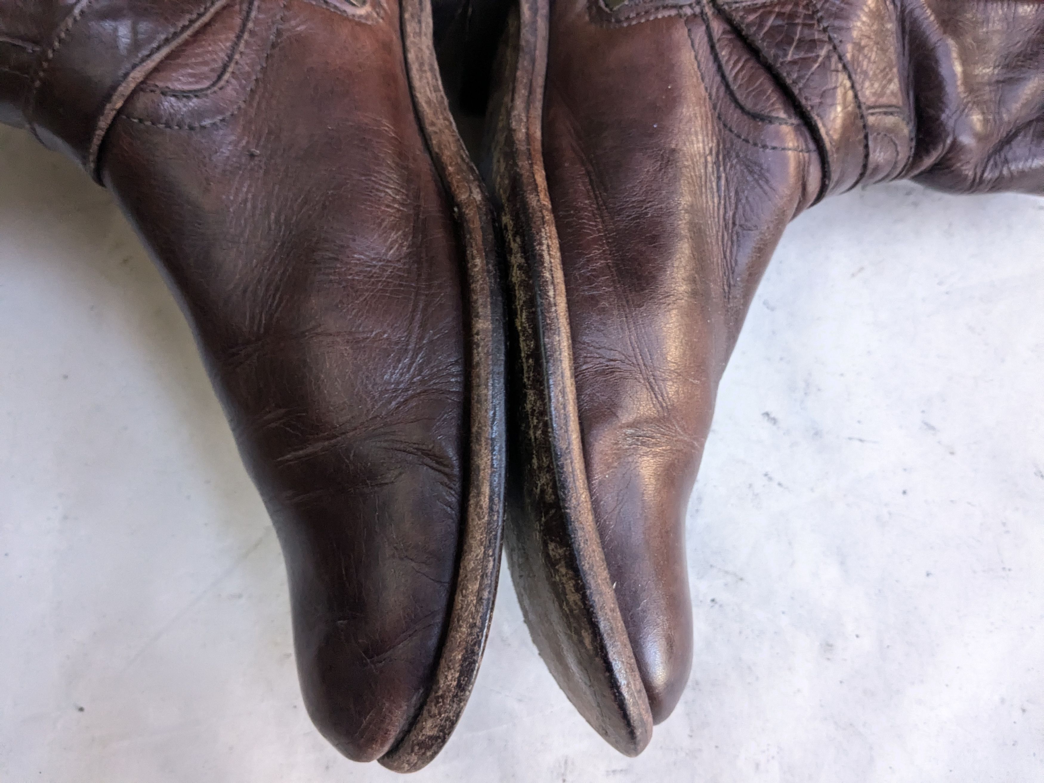 Frye Frye Engineer Boots Brown Leather 8 D Motorcycle Biker Size US 8 / EU 41 - 12 Thumbnail
