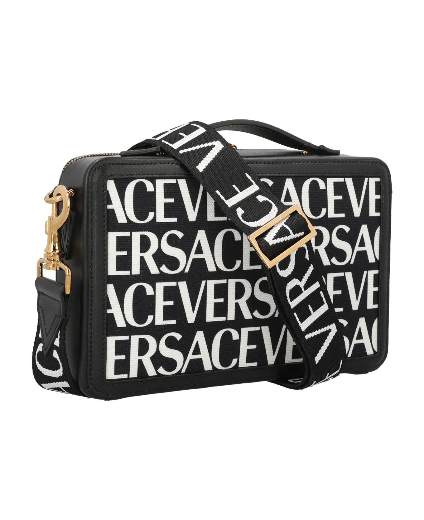 Versace o1y0226 Size : OS / Logo Handbag in White/Black Size ONE SIZE - 2 Thumbnail