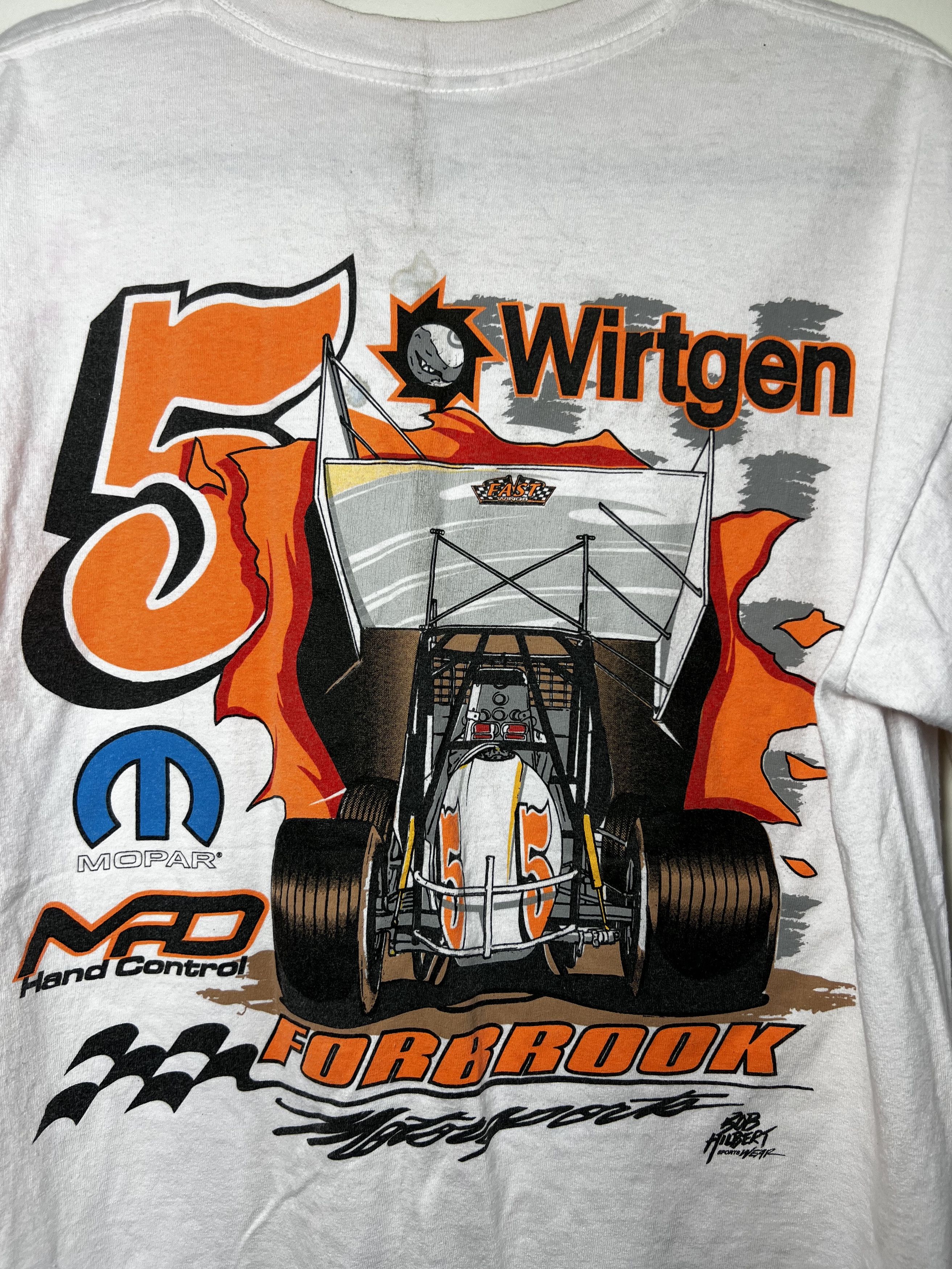 Vintage Vintage Y2K Forbrook Motorsports Wirtgen Mopar T-Shirt Size US XXL / EU 58 / 5 - 5 Thumbnail