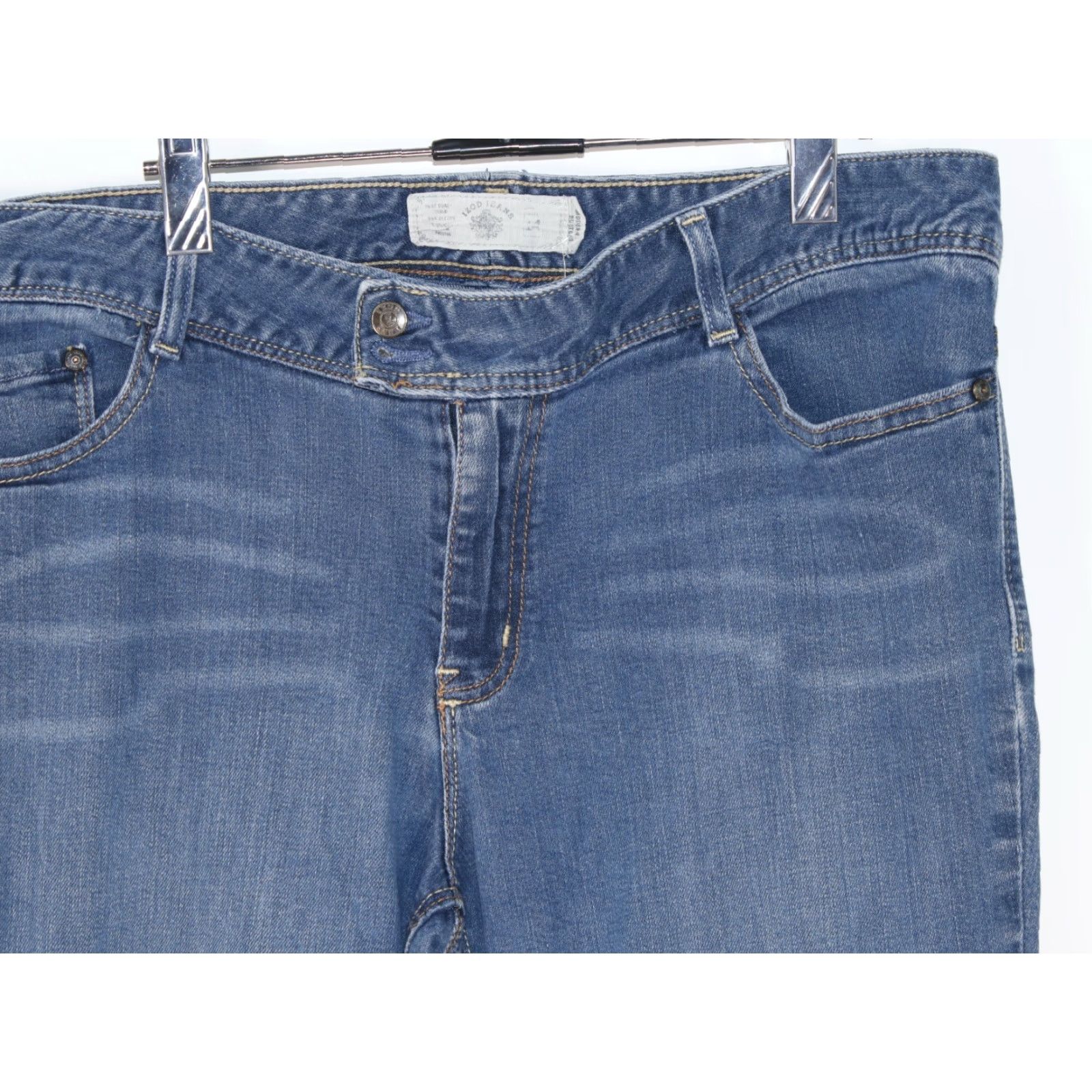 Izod Izod Modern Fit Boot Cut Denim Jeans Women's Size 14 Blue Medium Wash 36X29 Size 36" / US 14 / IT 50 - 2 Thumbnail