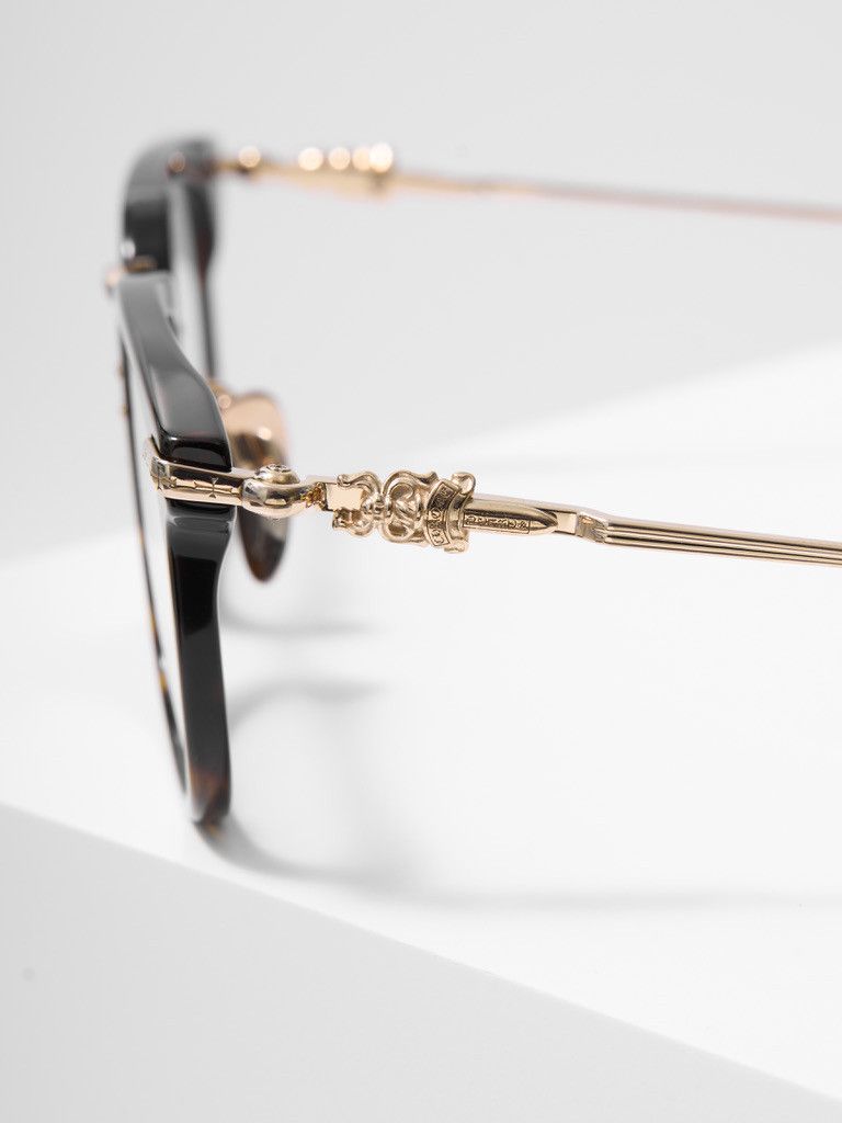 Chrome Hearts CHROME HEARTS CLOACO DARK TORTOISE/GOLD PLATED Size ONE SIZE - 4 Thumbnail