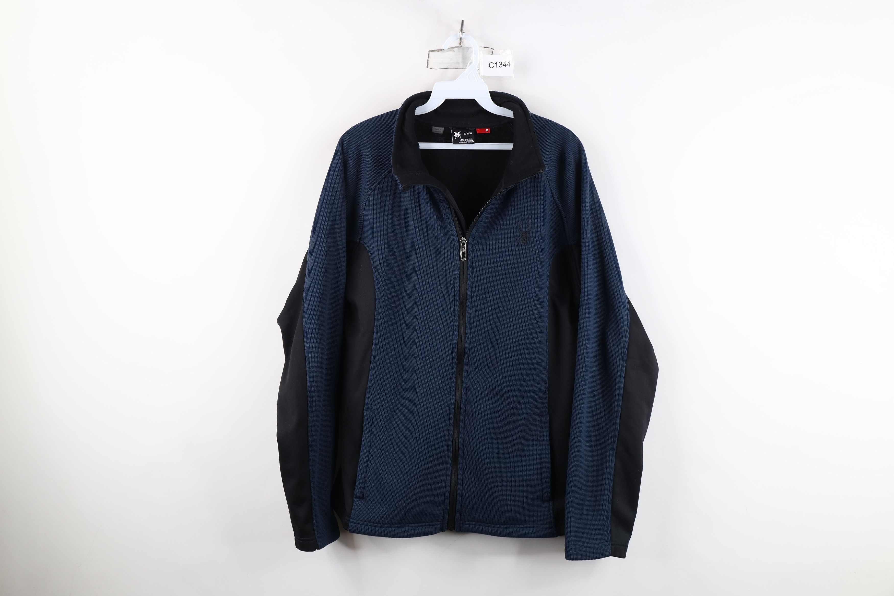 Spyder Spyder Color Block Thermal Knit Frontier Sweater Jacket Blue Size US M / EU 48-50 / 2 - 1 Thumbnail