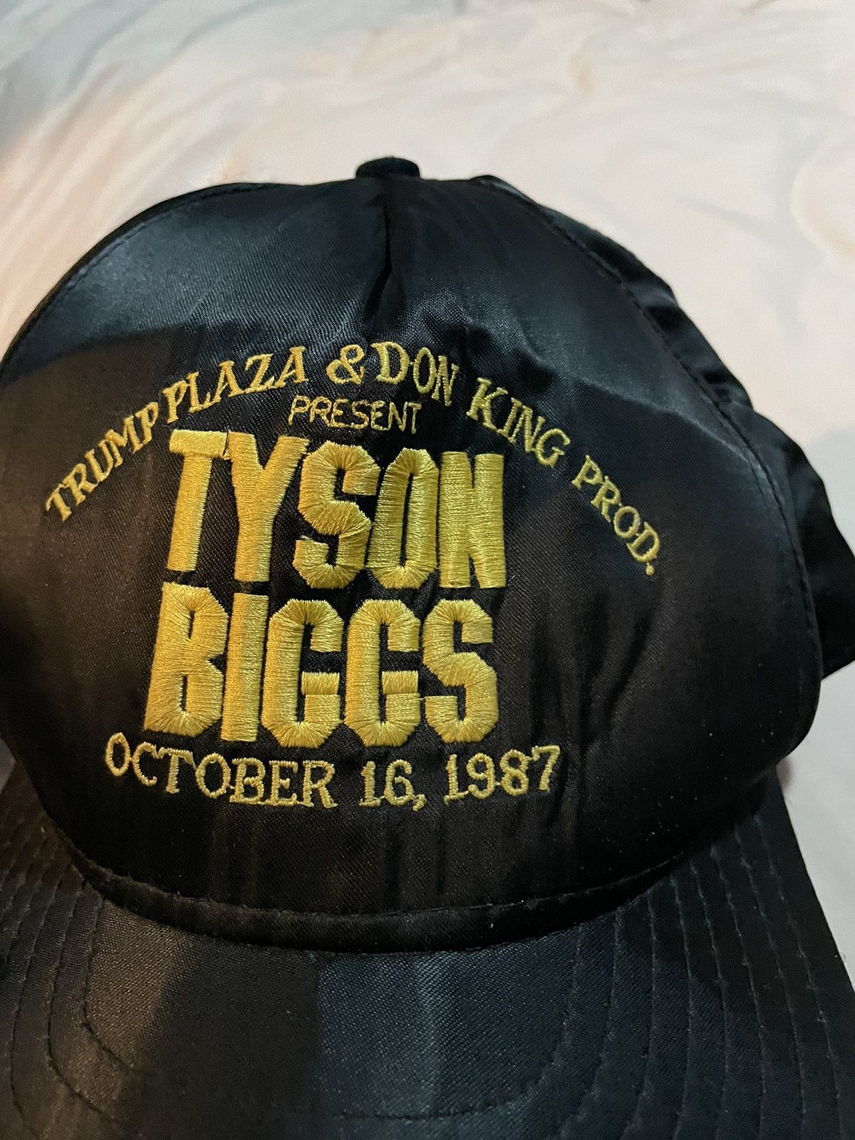 Vintage 1987 Tyson vs. Biggs Boxing Hat Vintage Size ONE SIZE - 5 Thumbnail