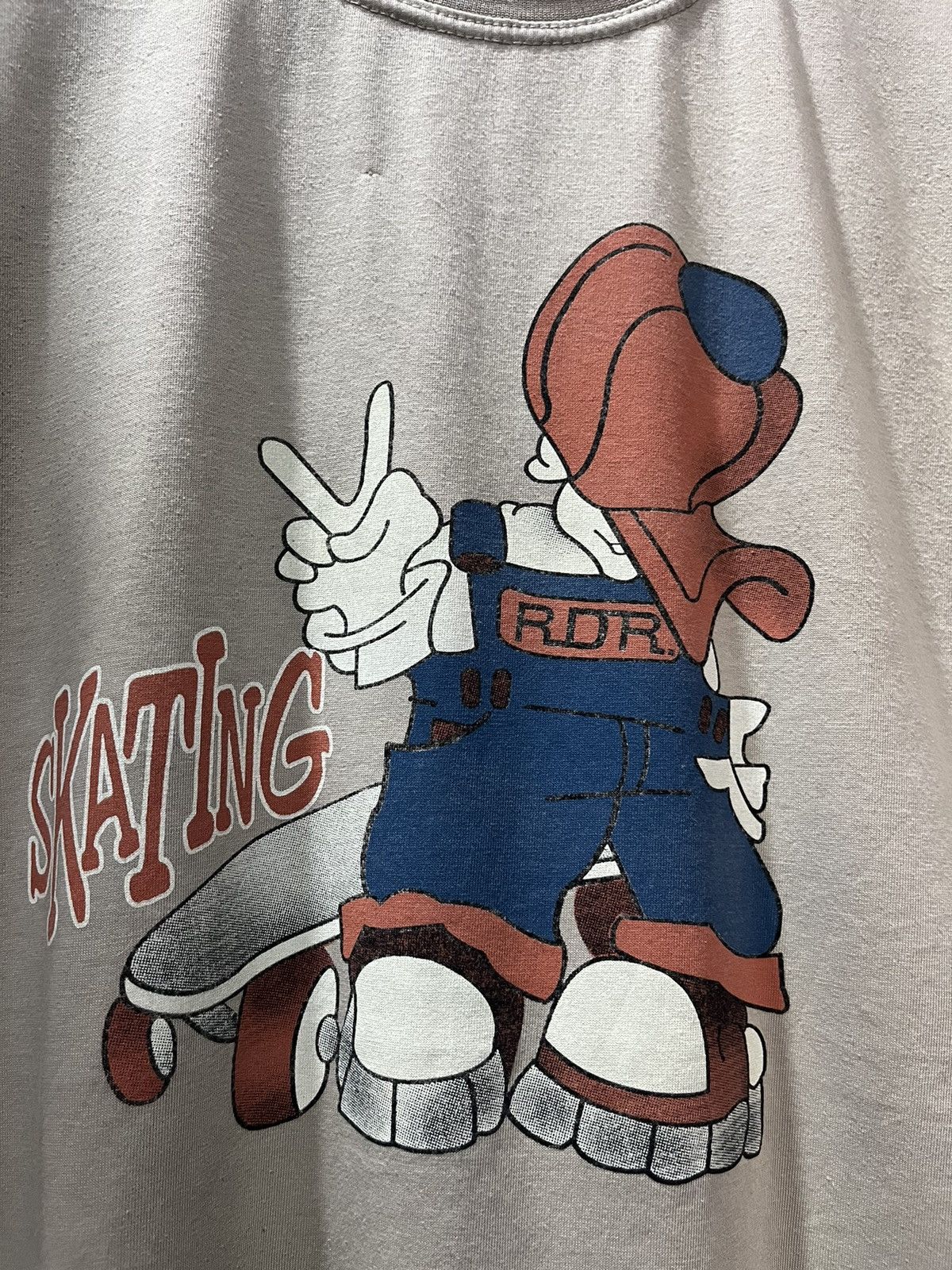 Vintage RDR Skating Sk8 Graffiti Art Tee 90s Size US M / EU 48-50 / 2 - 2 Thumbnail