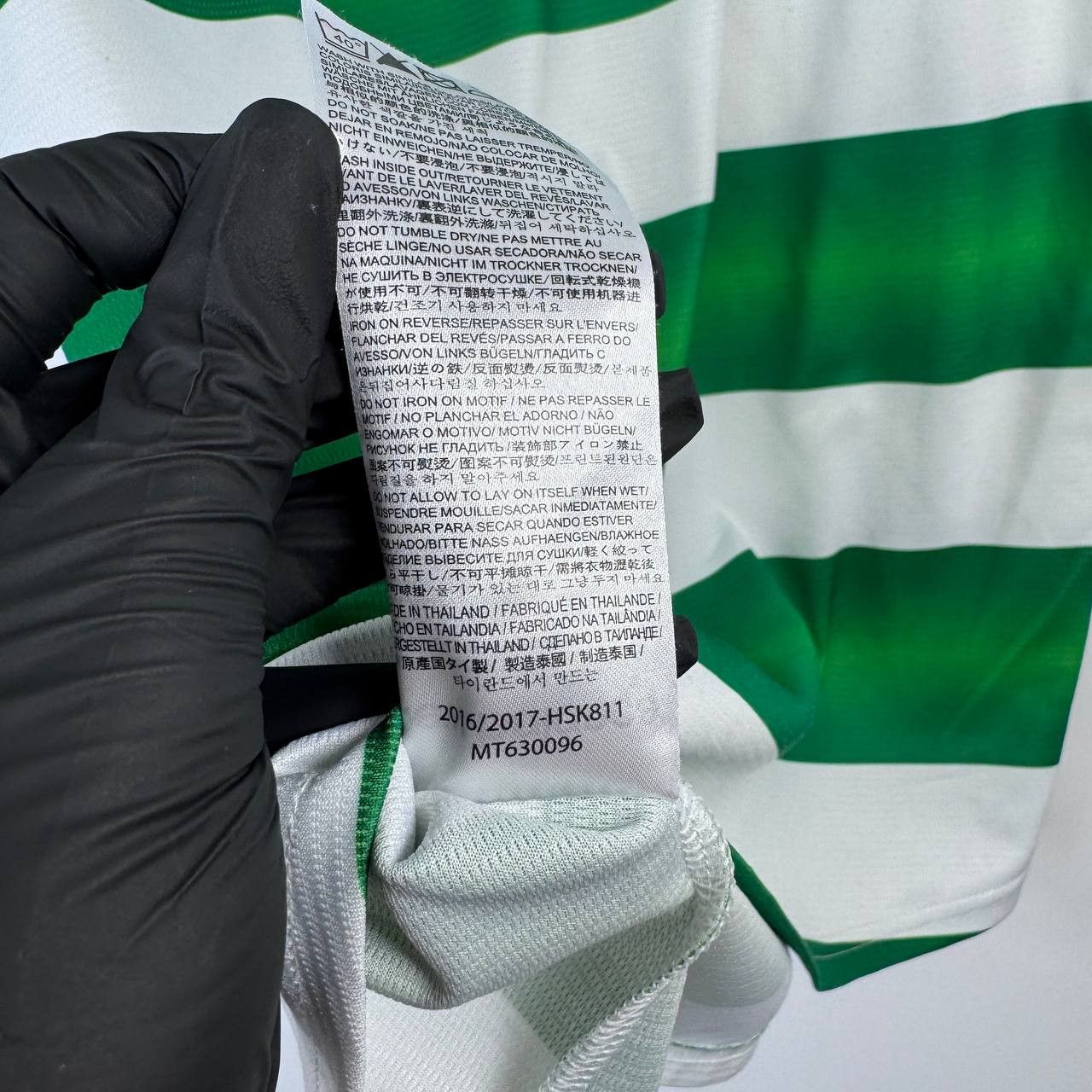 New Balance Celtic FC Shirt New Balance Dafabet Green White Mens Size M Size US M / EU 48-50 / 2 - 7 Thumbnail