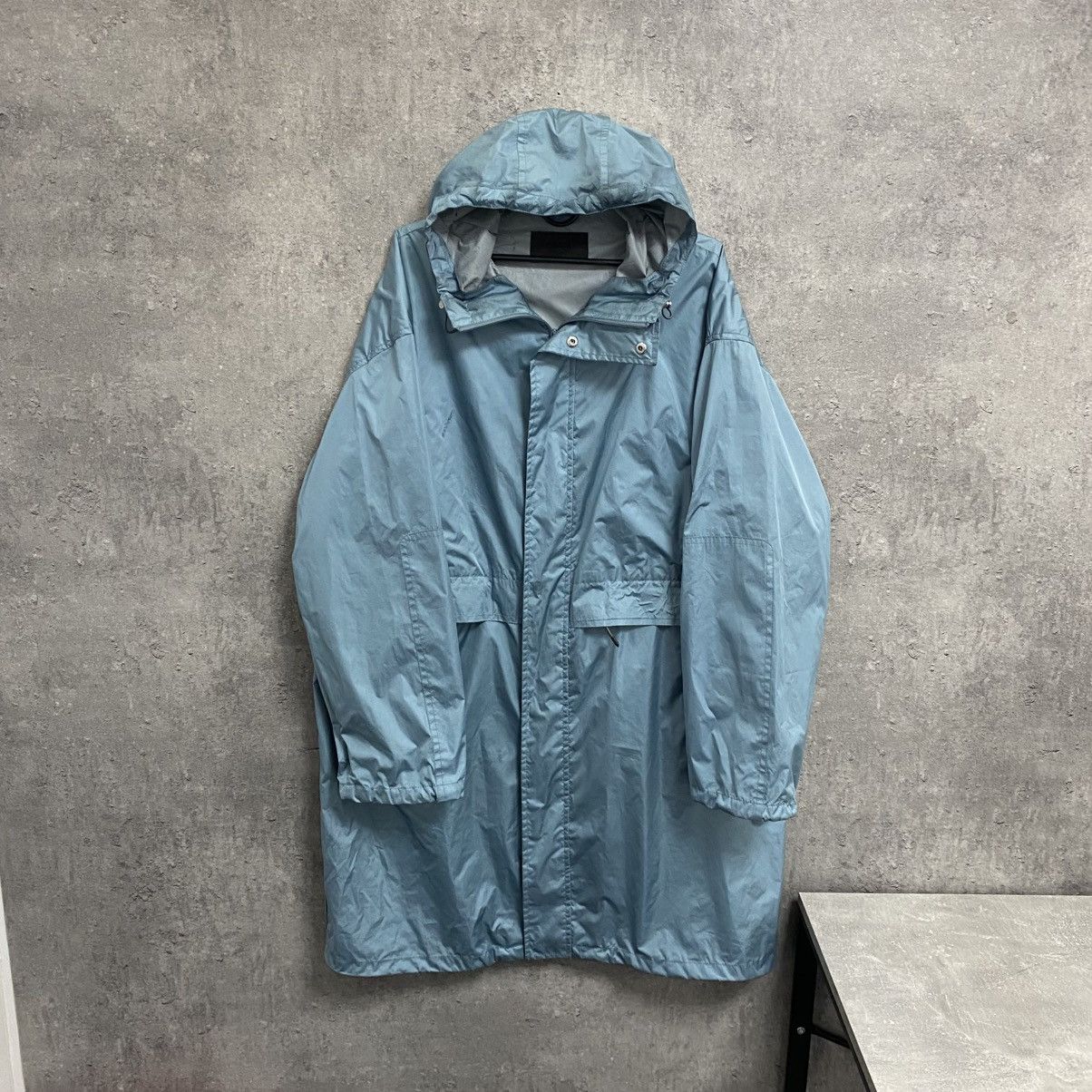 Prada Vintage Prada Nylon RainCoat Jacket Size US S / EU 44-46 / 1 - 1 Thumbnail