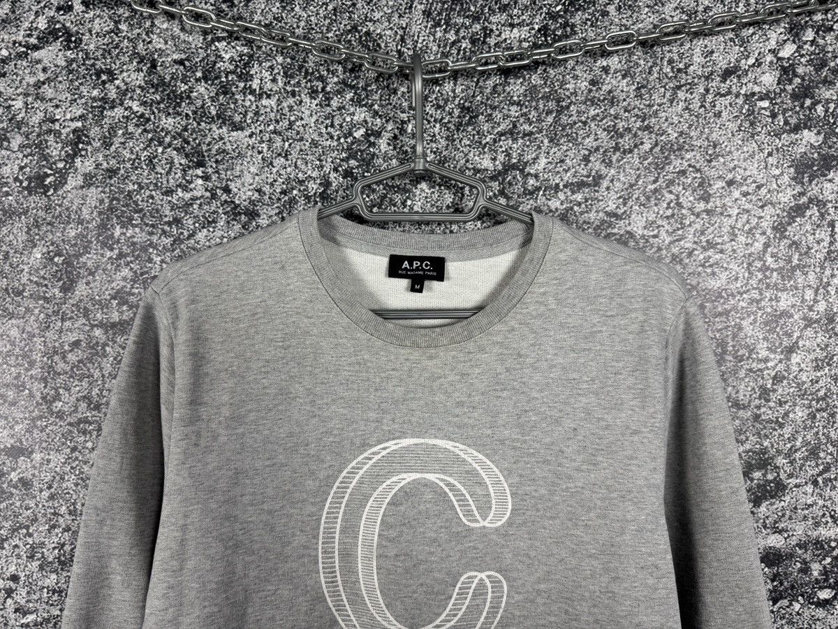 A.P.C. Men’s A.P.C. Rue Madame Paris Sweatshirt Pullover Size M Size US M / EU 48-50 / 2 - 2 Thumbnail