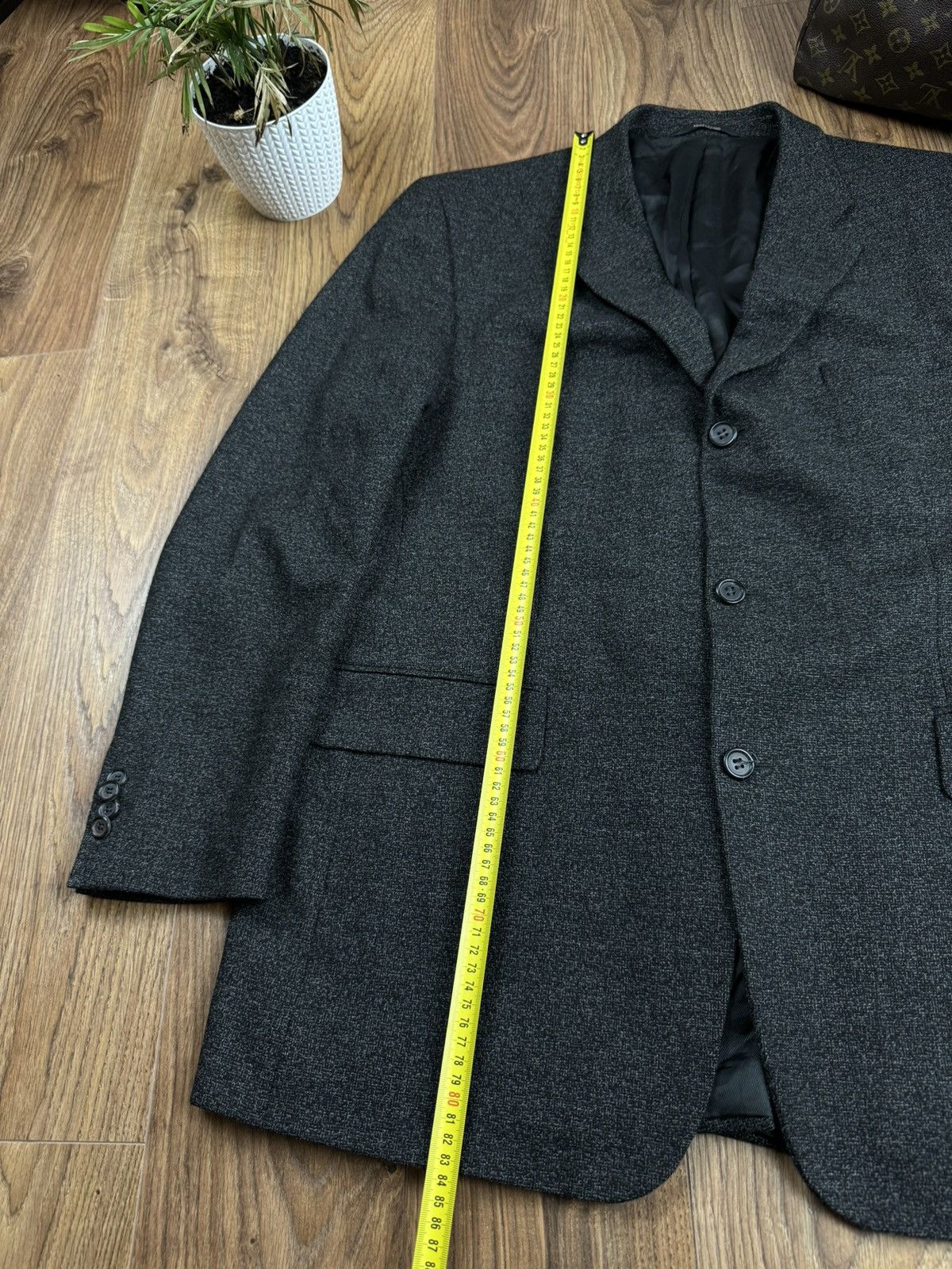 Loro Piana Vintage wool blazer Loro Piana Tweed original luxury item Size 54R - 5 Thumbnail
