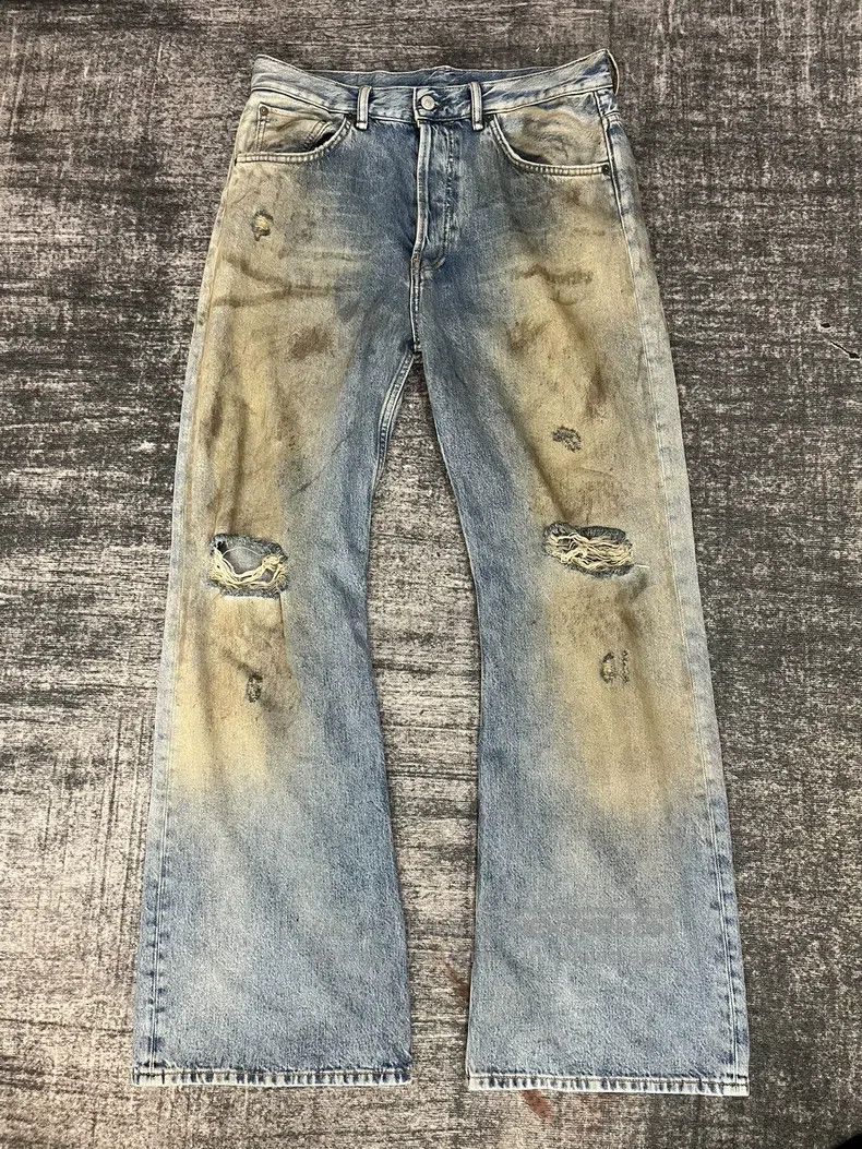 Acne Studios Acne Studios Ripped effect details cotton denim jeans Size 30" / US 8 / IT 44 - 1 Thumbnail