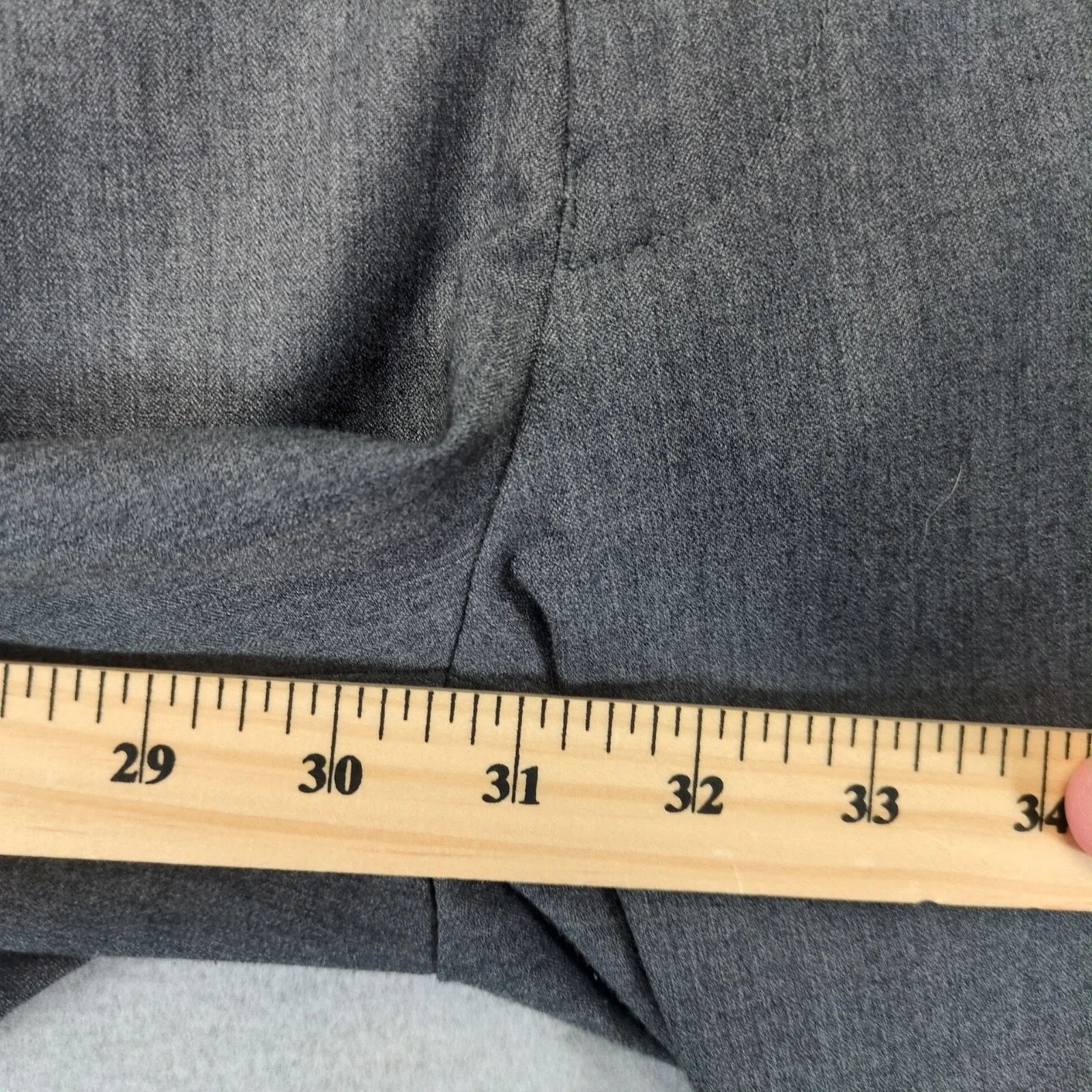 Other Louis Raphael Gray Dress Pants Men's 40x31 Slacks Flat Front Size 40S - 4 Thumbnail