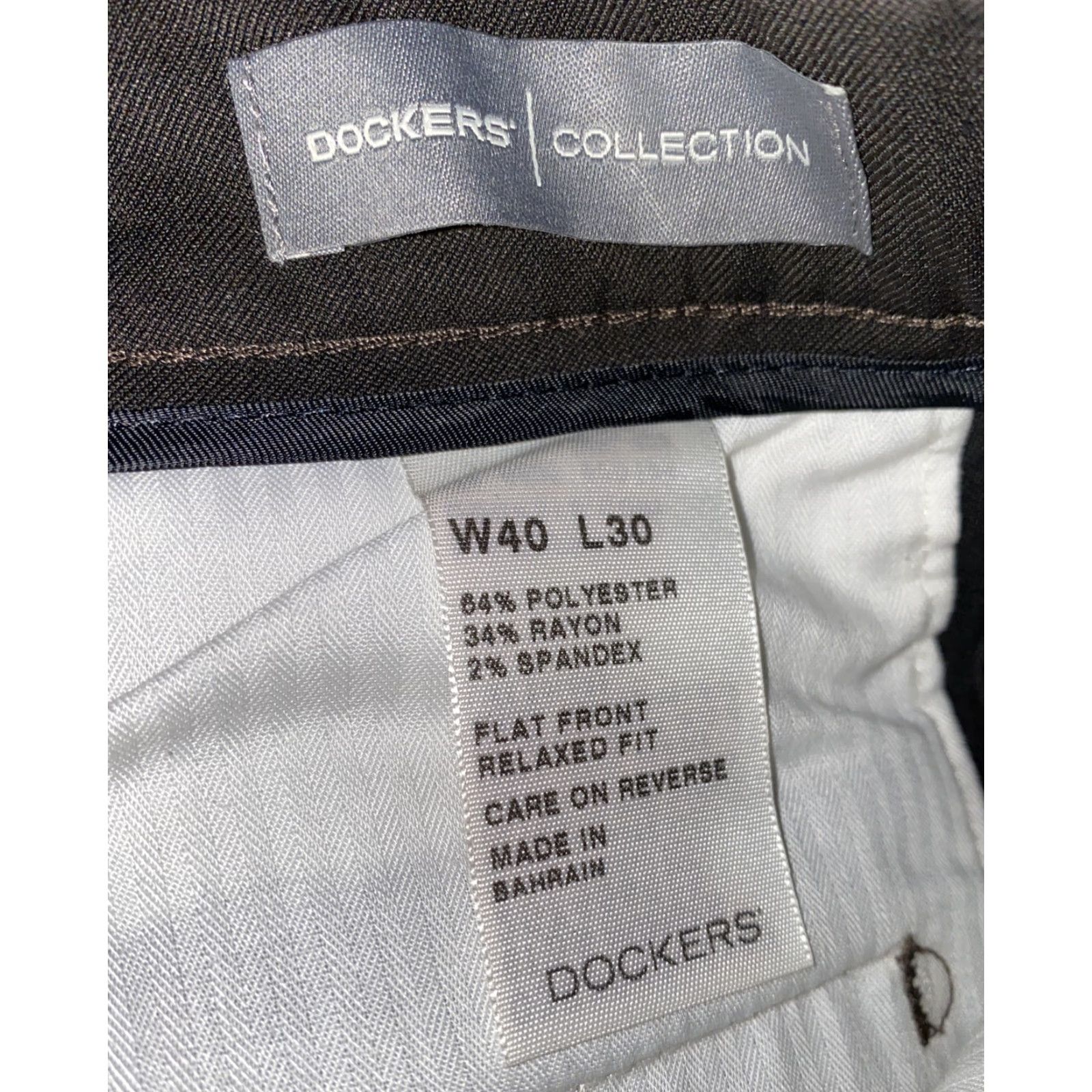Dockers DOCKERS Innovations Mens Black Pleated Dress Pants Size 40 X 30 NWT Pants Mens Regular 30 Inseam Black Dress Pants Size US 40 / EU 56 - 5 Thumbnail