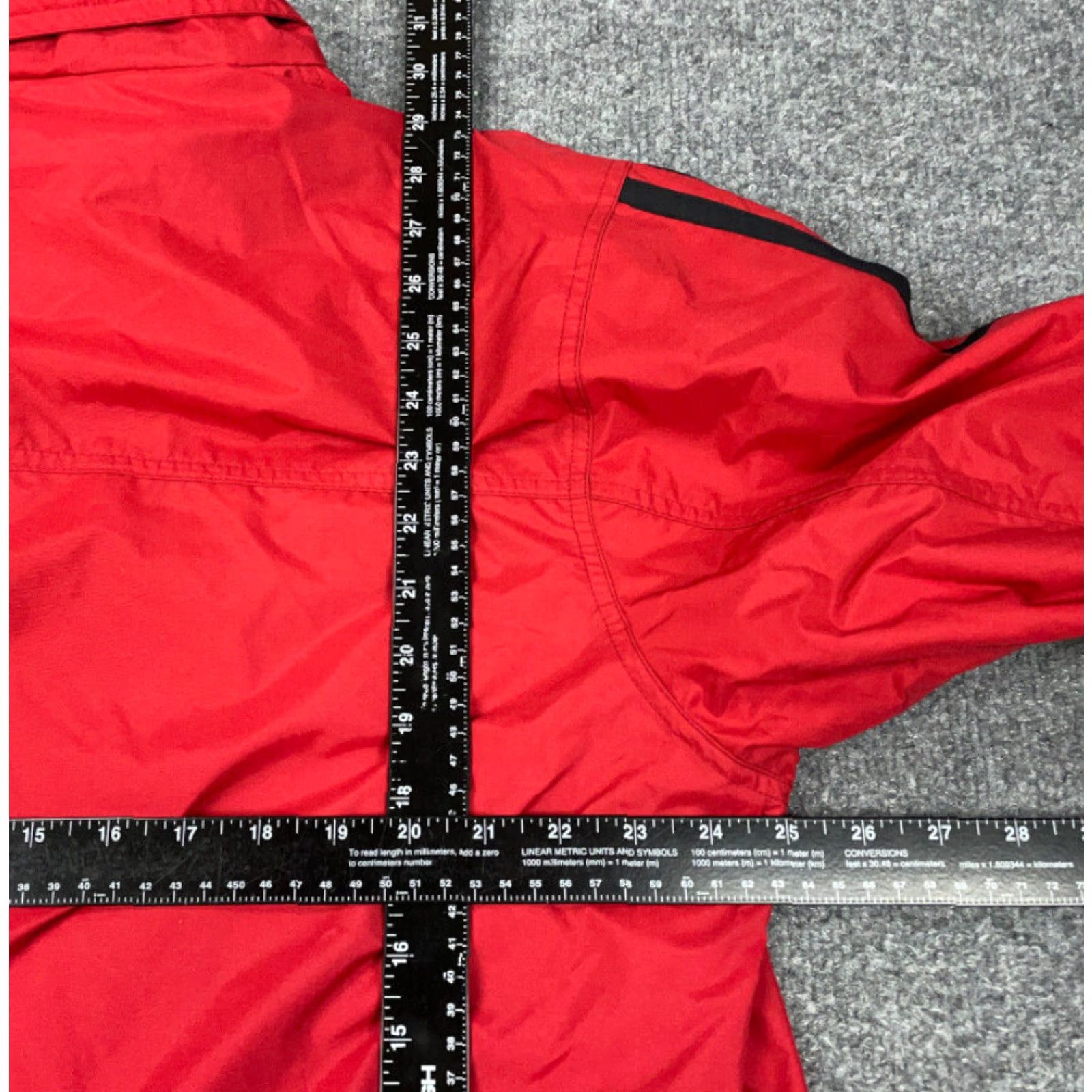 Nike VNTG Nike Windbreaker Jacket Adult XL Red Embroidered Zip Lined Nylon Polyester 90s Streetwear Men's Size US XL / EU 56 / 4 - 5 Thumbnail