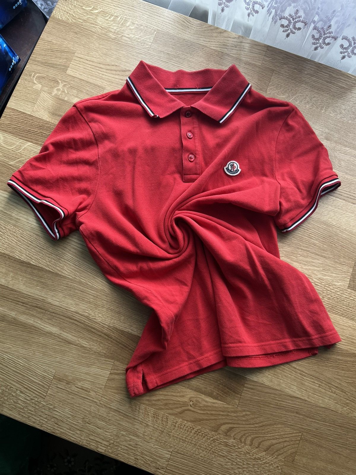 Moncler Moncler Polo Logo T Shirt Size US S / EU 44-46 / 1 - 2 Thumbnail