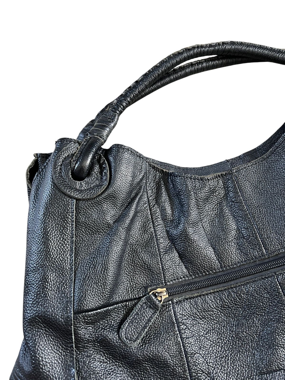 GOA Vintage G.O.A Braided Leather Hobo Bag Size ONE SIZE - 7 Thumbnail