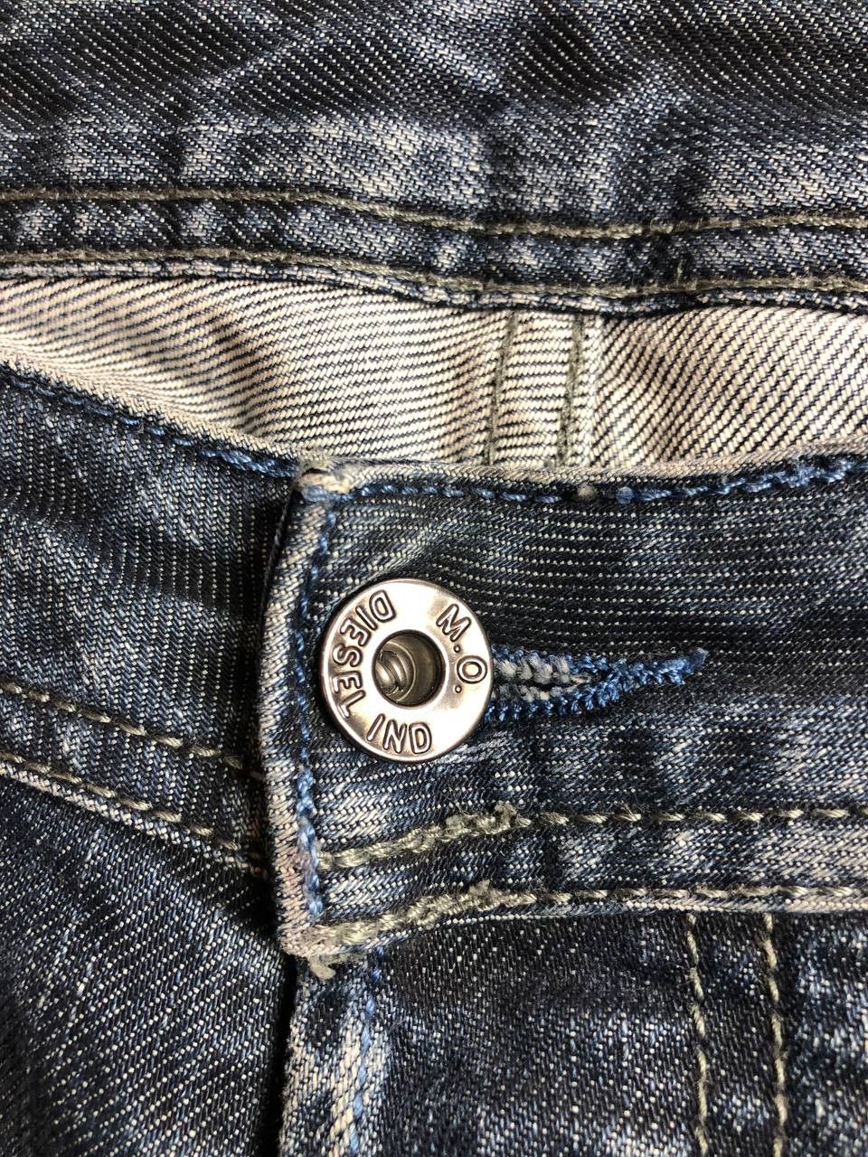 Japanese Brand Crazy Crash Dirty Baggy Faded Jean Japan Avant Garde Style Size US 32 / EU 48 - 18 Thumbnail