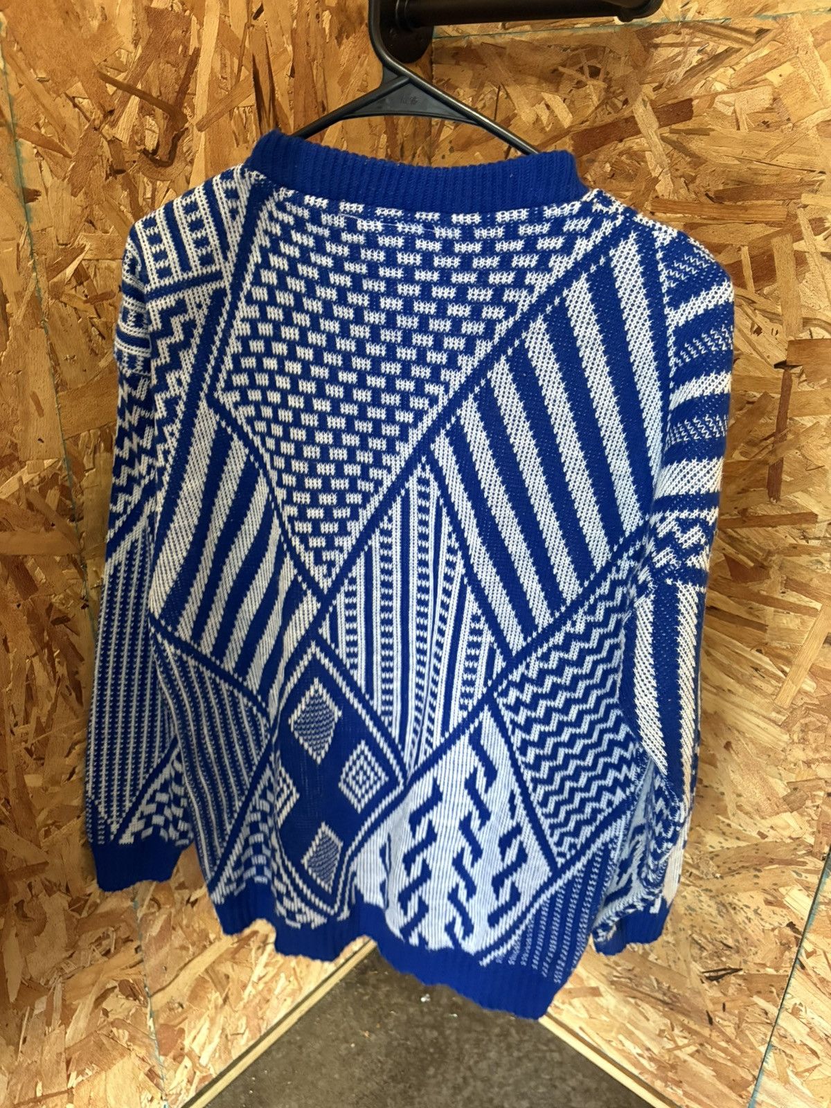 Designer × Vintage Vintage 1990s Galaxie knitwear Sweater Size US XL / EU 56 / 4 - 2 Thumbnail