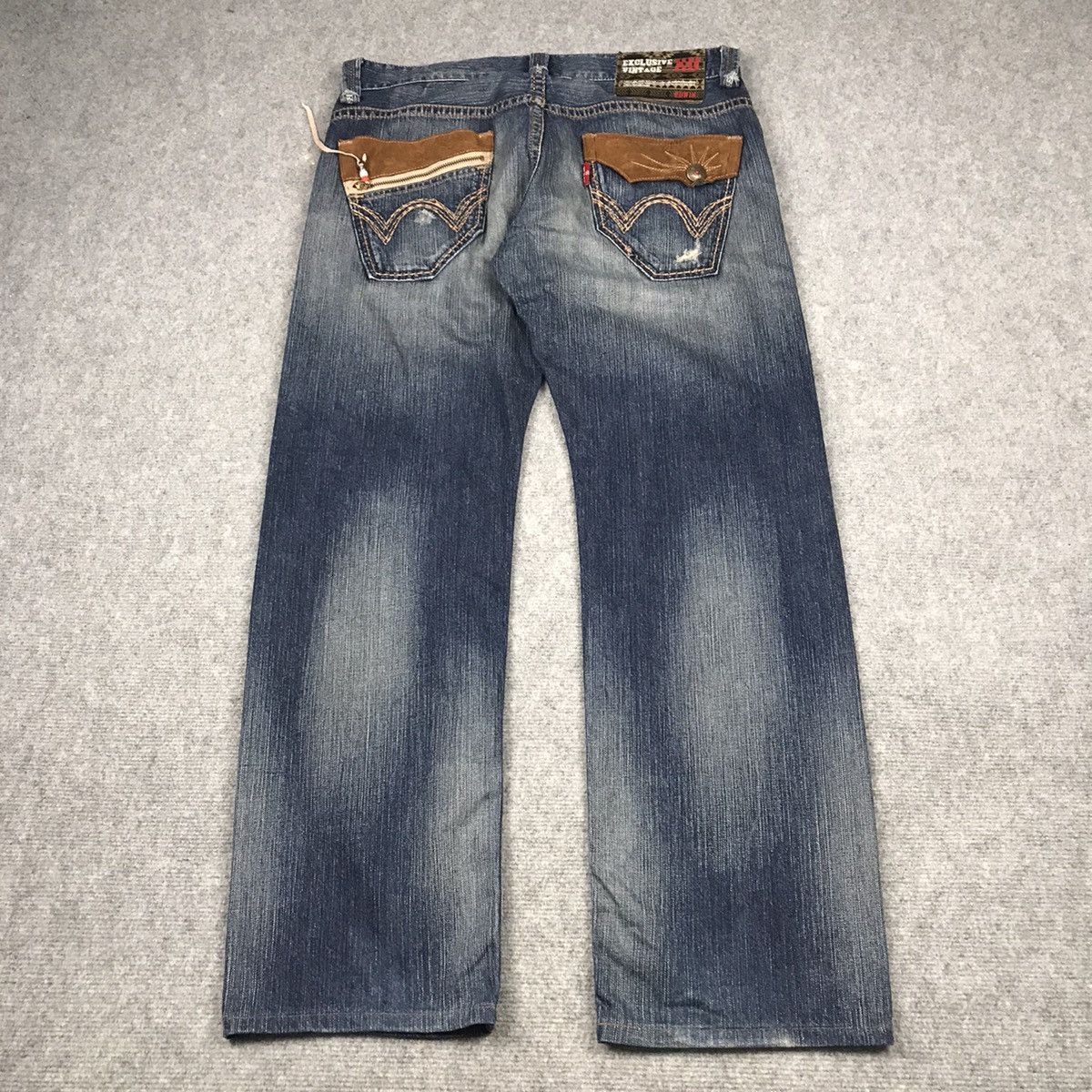 Edwin DISTRESSED DENIM EDWIN BAGGY PANTS Size US 34 / EU 50 - 9 Thumbnail