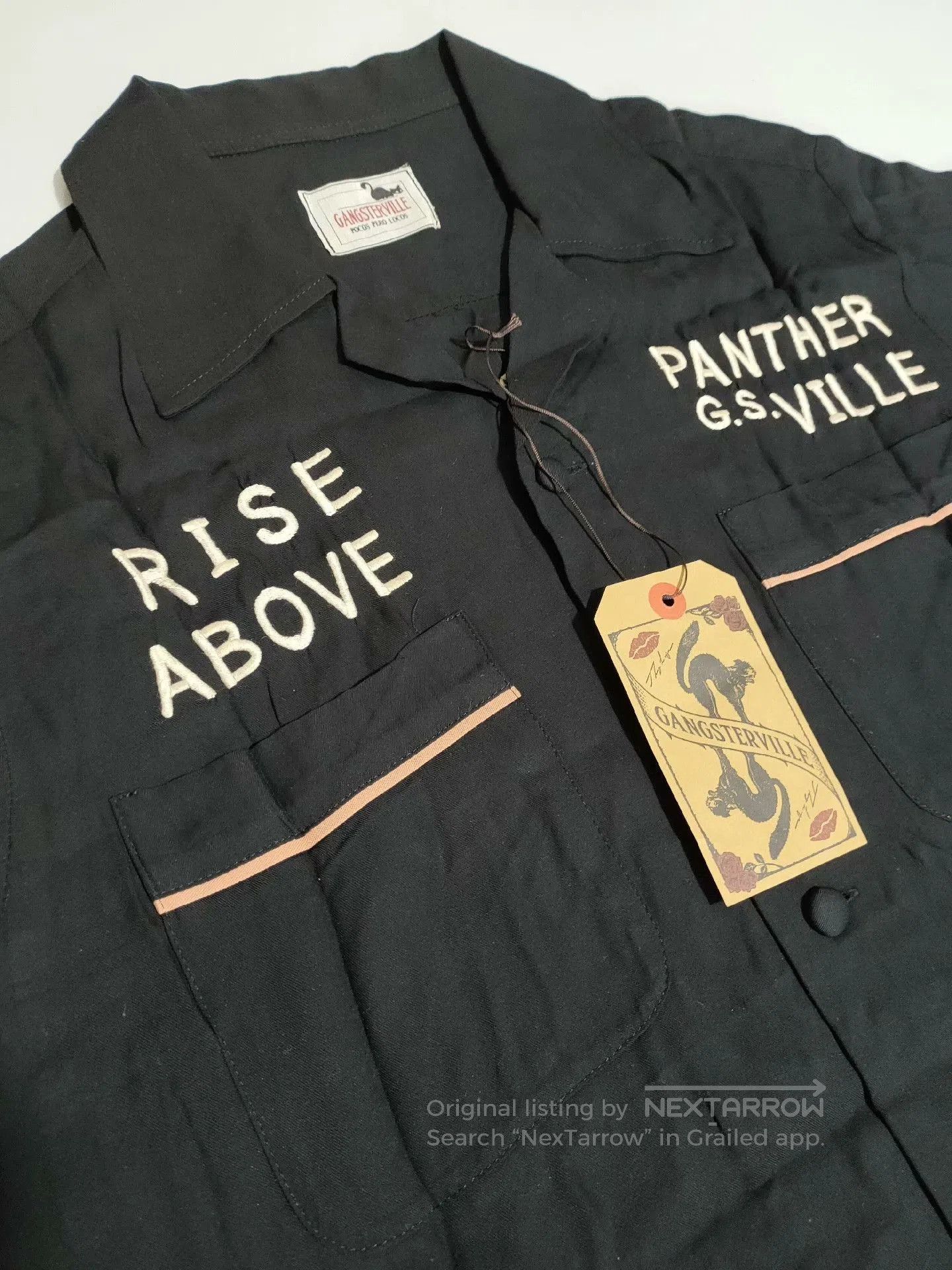 Gangster Doodles Gladhand Gangsterville Vintage Leopard Bowling Shirt. Size US S / EU 44-46 / 1 - 1 Thumbnail