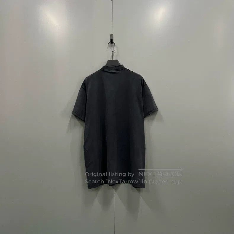 Balenciaga Balenciaga Distressed Logo Printed Oversized Short Sleeve Size US S / EU 44-46 / 1 - 2 Thumbnail