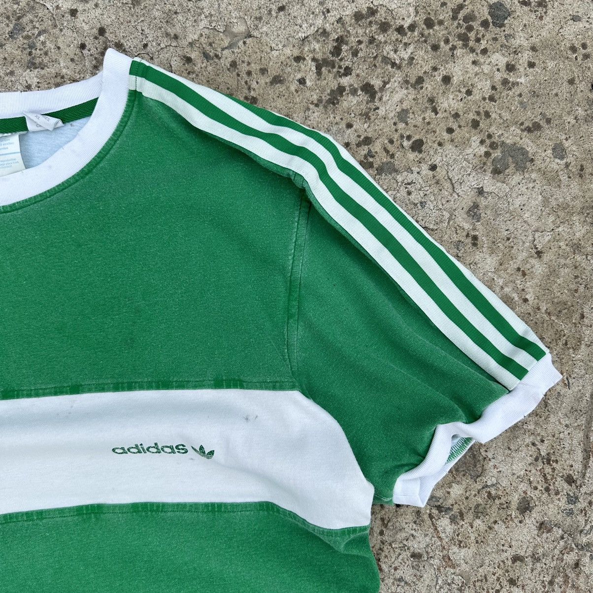 Adidas × Vintage Vintage Adidas Basic Fit T-shirts Green Y2K Style USA Size US XL / EU 56 / 4 - 4 Thumbnail