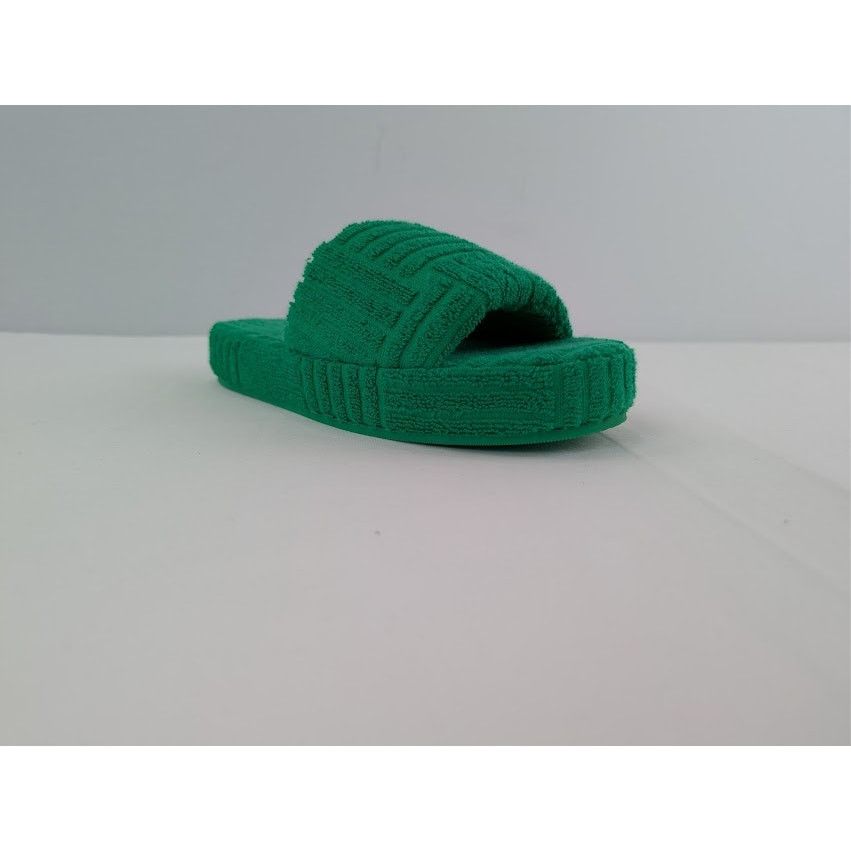 Bottega Veneta o1rshd1 Resort Geometric Sponge Slide Sandal in Grass Size US 9 / EU 42 - 2 Thumbnail