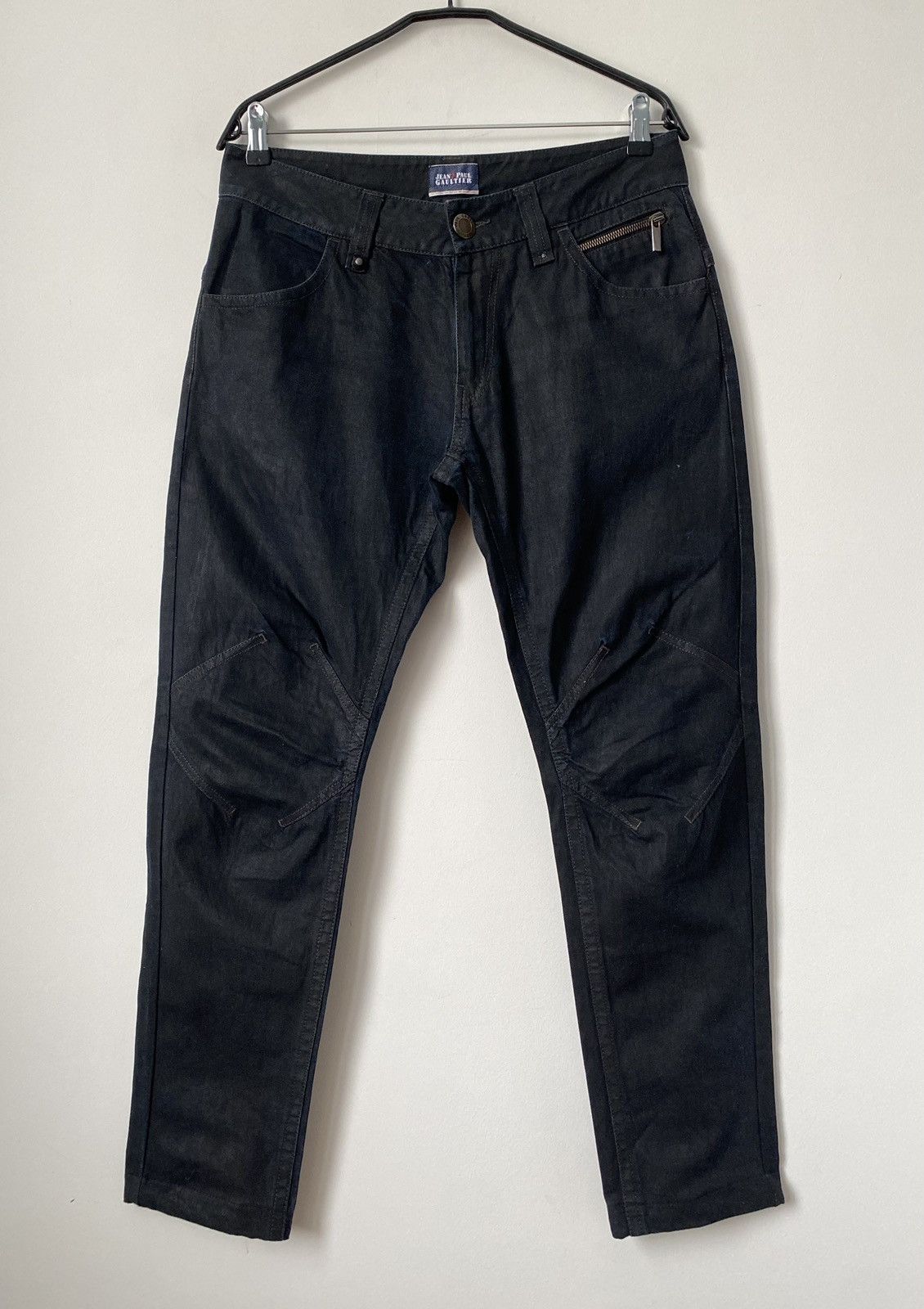 Jean Paul Gaultier Jean Paul Gaultier Waxed Denim Jeans Size:32 Size US 32 / EU 48 - 1 Thumbnail