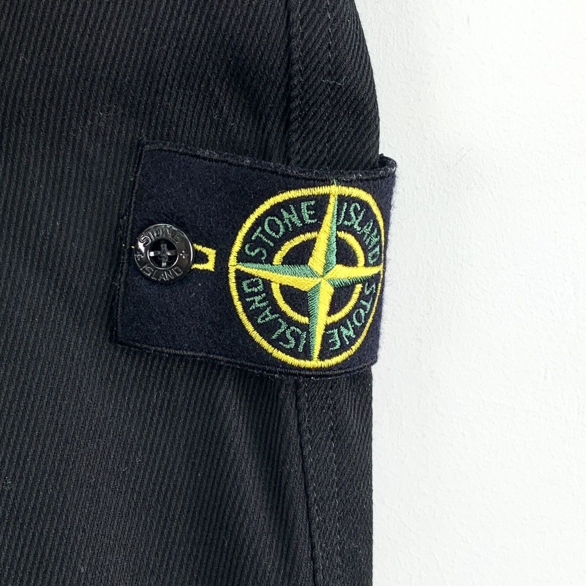 Stone Island Stone Island Black Compass Logo Cotton Casual Pants K26WX Size US 31 - 4 Thumbnail