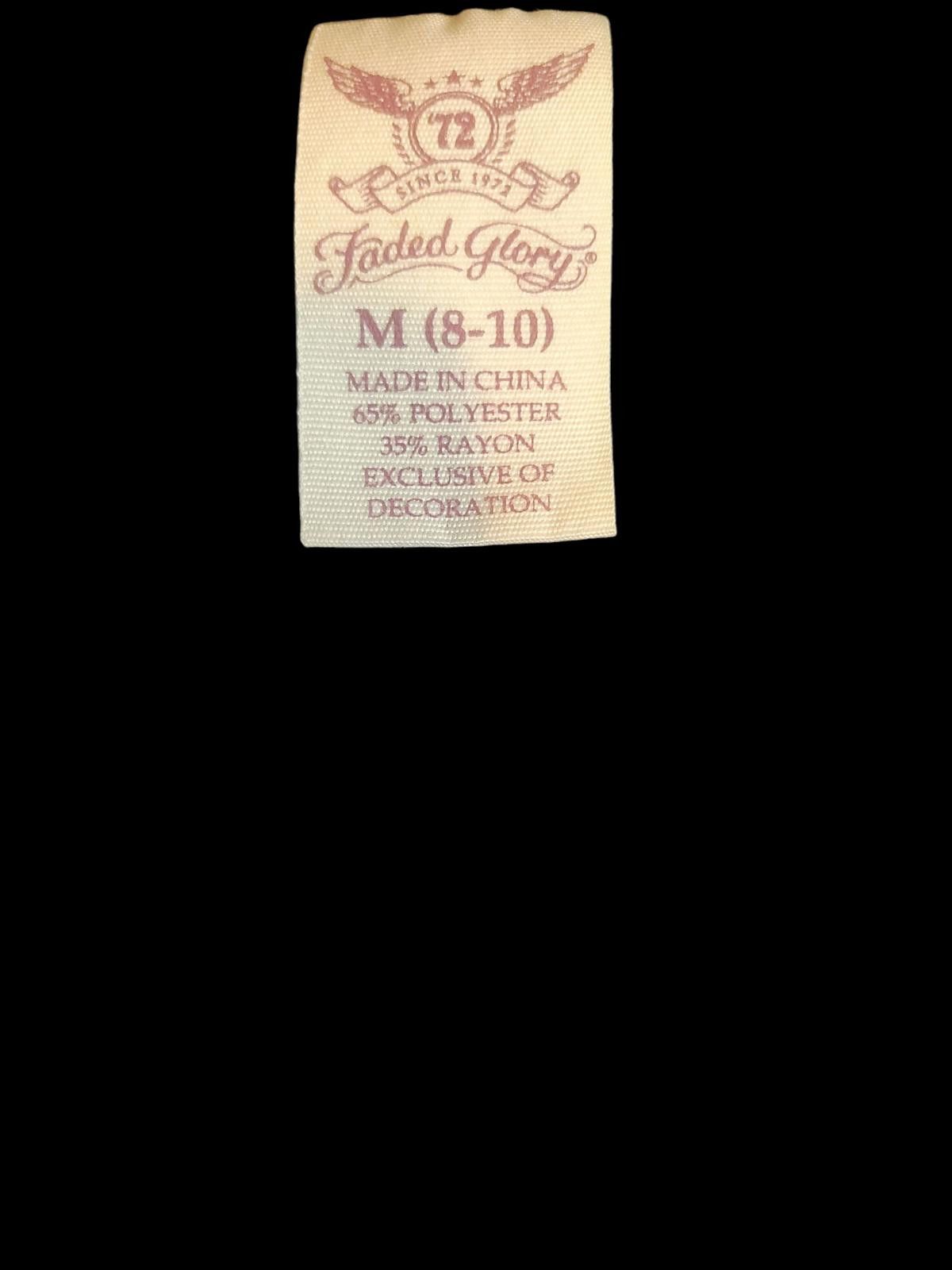 Faded Glory Faded Glory Long Sleeve Women's Tunic with Embroidered Front Size M / US 6-8 / IT 42-44 - 6 Thumbnail