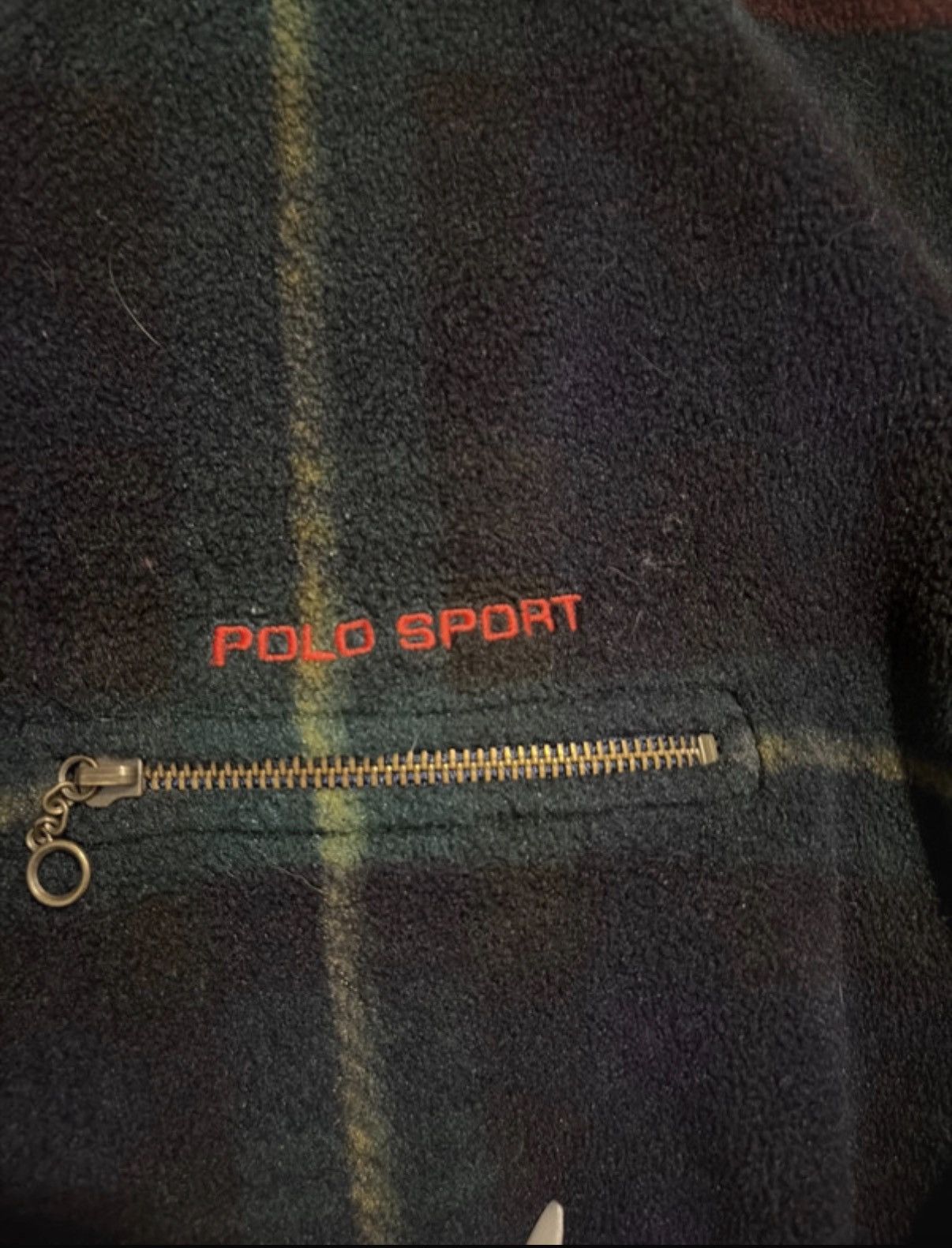 Polo Ralph Lauren Vintage POLO Sport Ralph Lauren Plaid Sweater Size US L / EU 52-54 / 3 - 2 Thumbnail