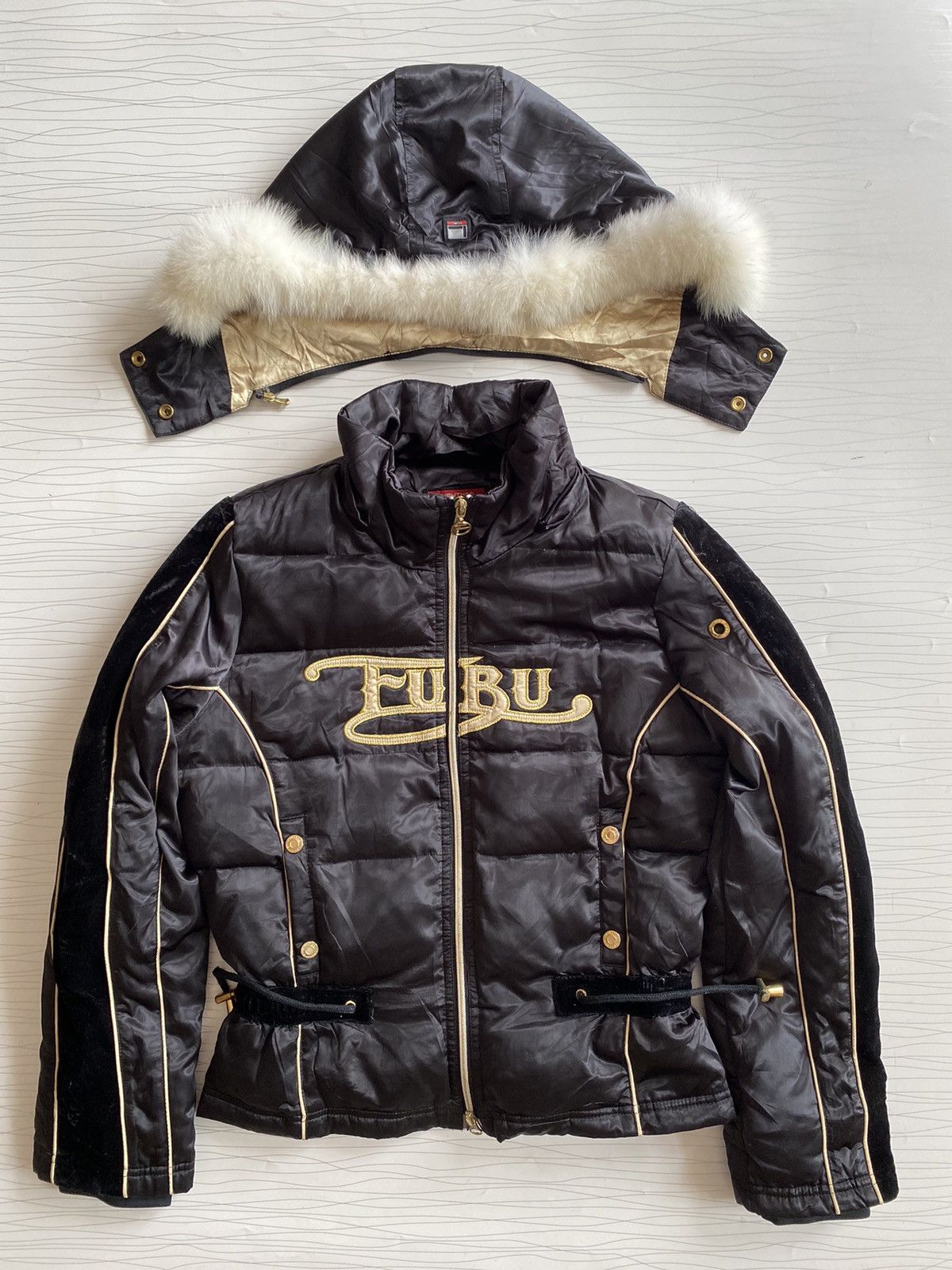 GOSTAR DE FUGA × If Six Was Nine × Le Grande Bleu (L.G.B.) Vintage Fubu Fur Winter Puffer Jacket Size US M / EU 48-50 / 2 - 22 Thumbnail