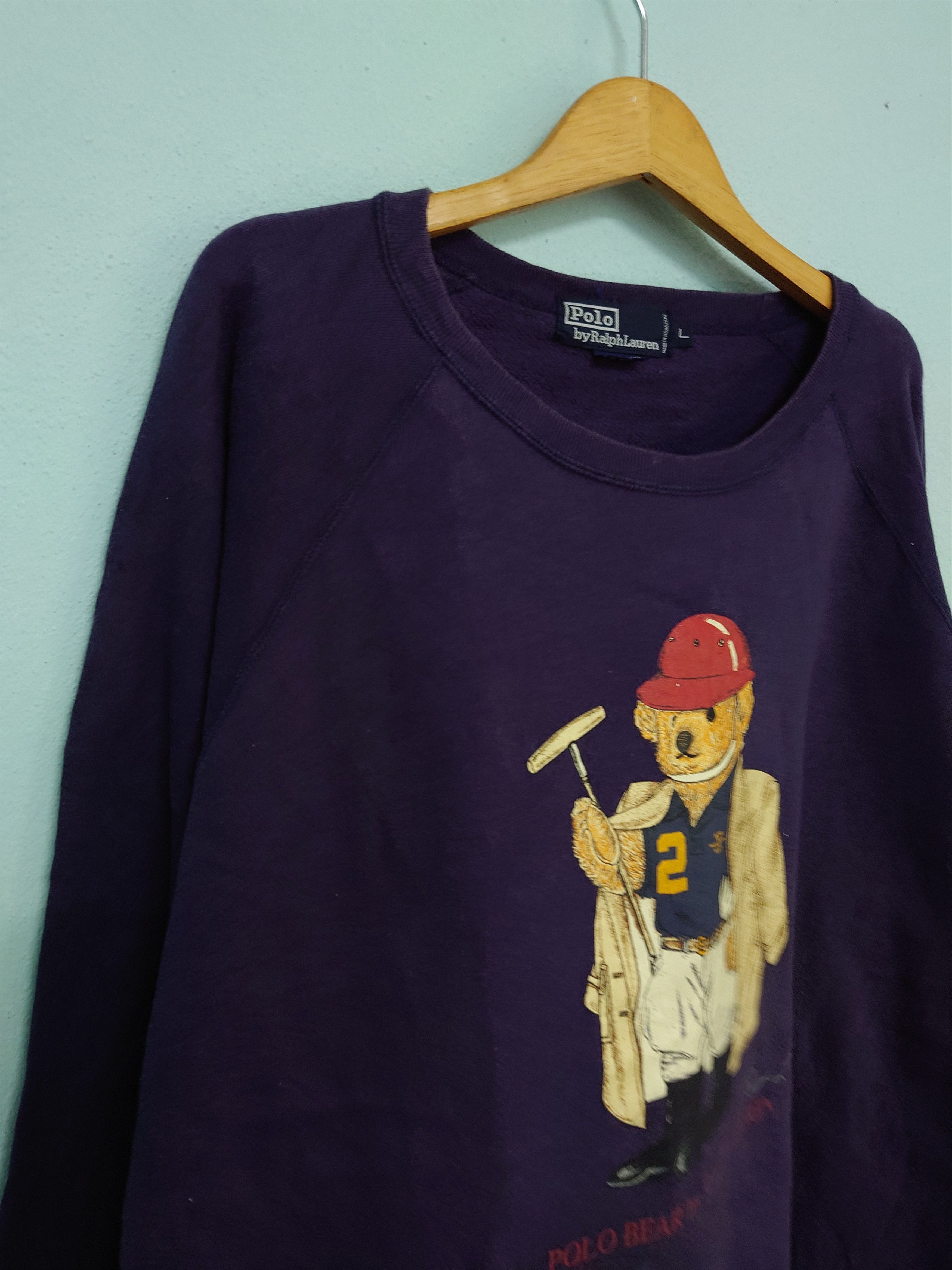 Polo Ralph Lauren Vintage Polo Bear Ralph Lauren Crewneck Sweater Size US L / EU 52-54 / 3 - 6 Thumbnail