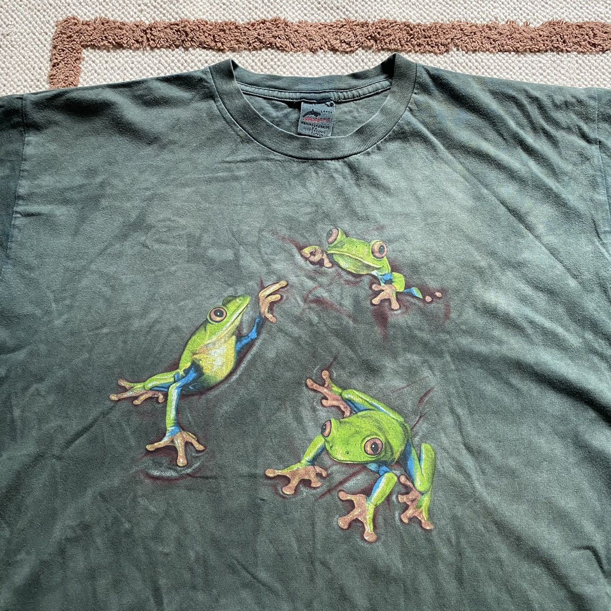 Vintage VINTAGE HARLEQUIN FROGS PRINT TYE DYE T SHIRT Size US L / EU 52-54 / 3 - 2 Thumbnail