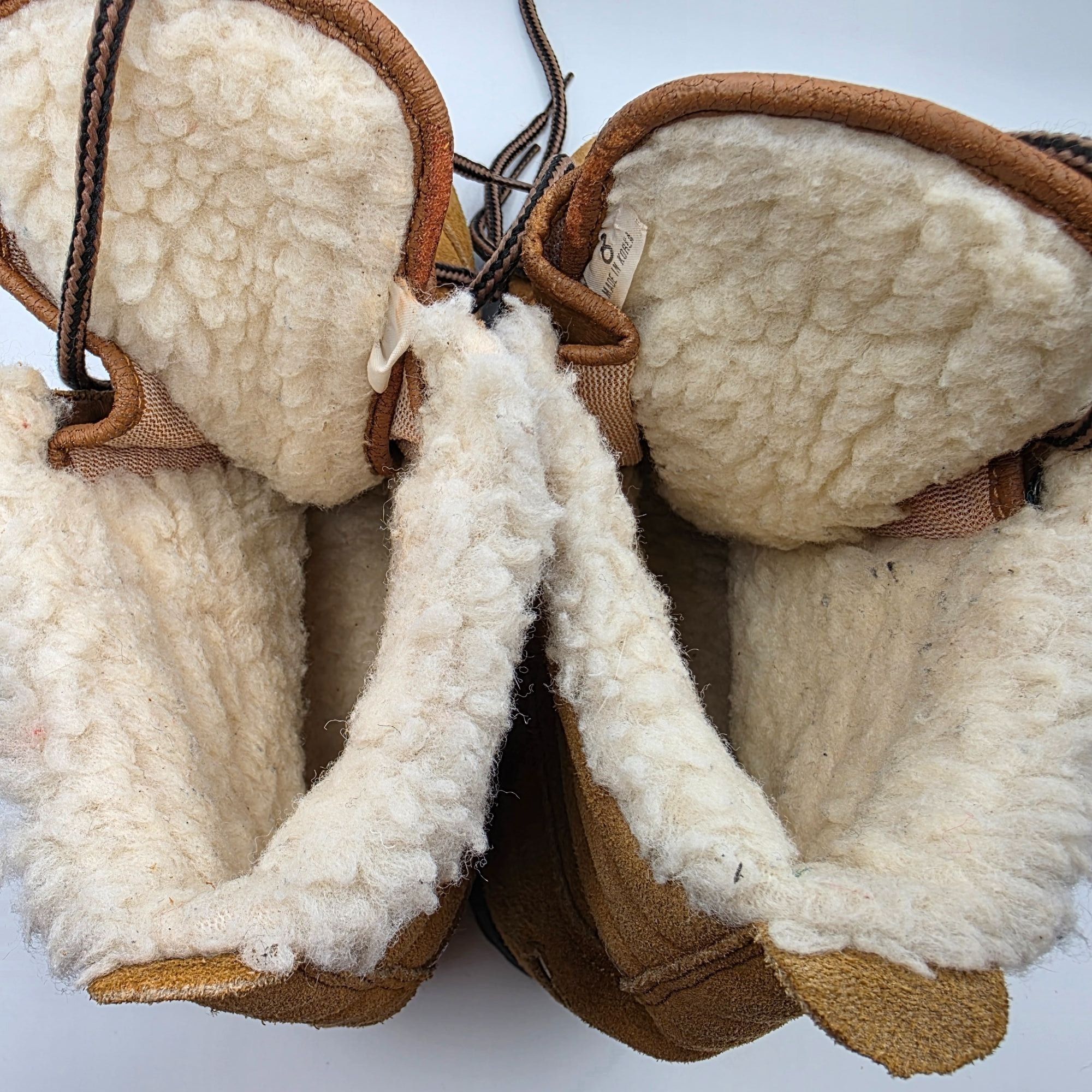 Other Roffe Shearling-Lined Womens Snow Boots Size 8 Brown Lace Up Size US 8 / IT 38 - 7 Thumbnail