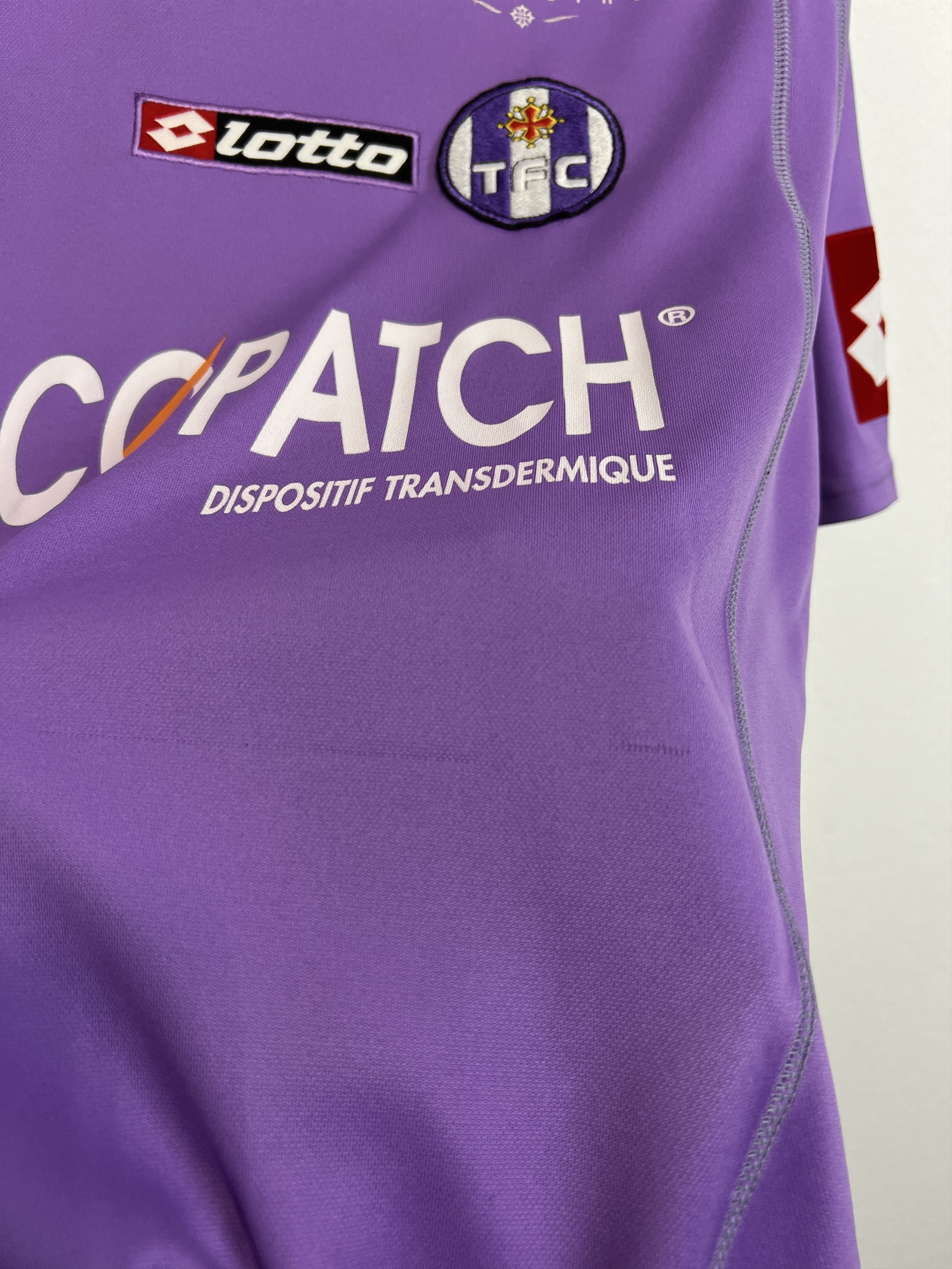 Lotto Sport Toulouse Home football shirt 2004 Soccer Jersey Trikot Rare Size US XL / EU 56 / 4 - 6 Thumbnail