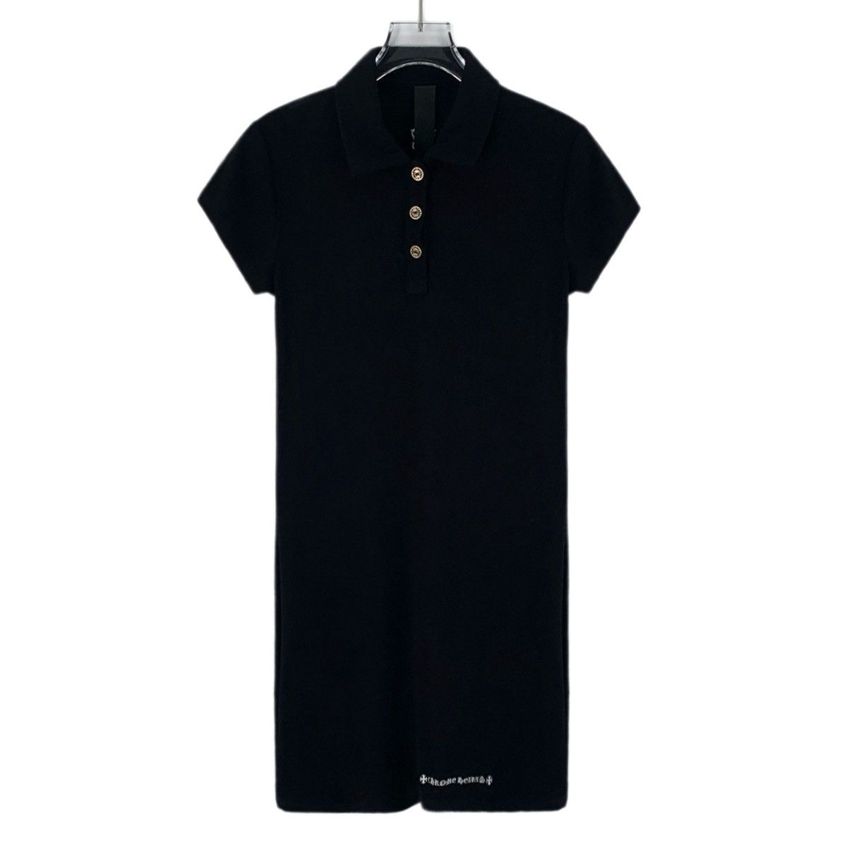 Chrome Hearts Chrome Hearts Sanskrit Printed Polo Short Sleeve Dress K26WX Size S / US 4 / IT 40 - 1 Thumbnail